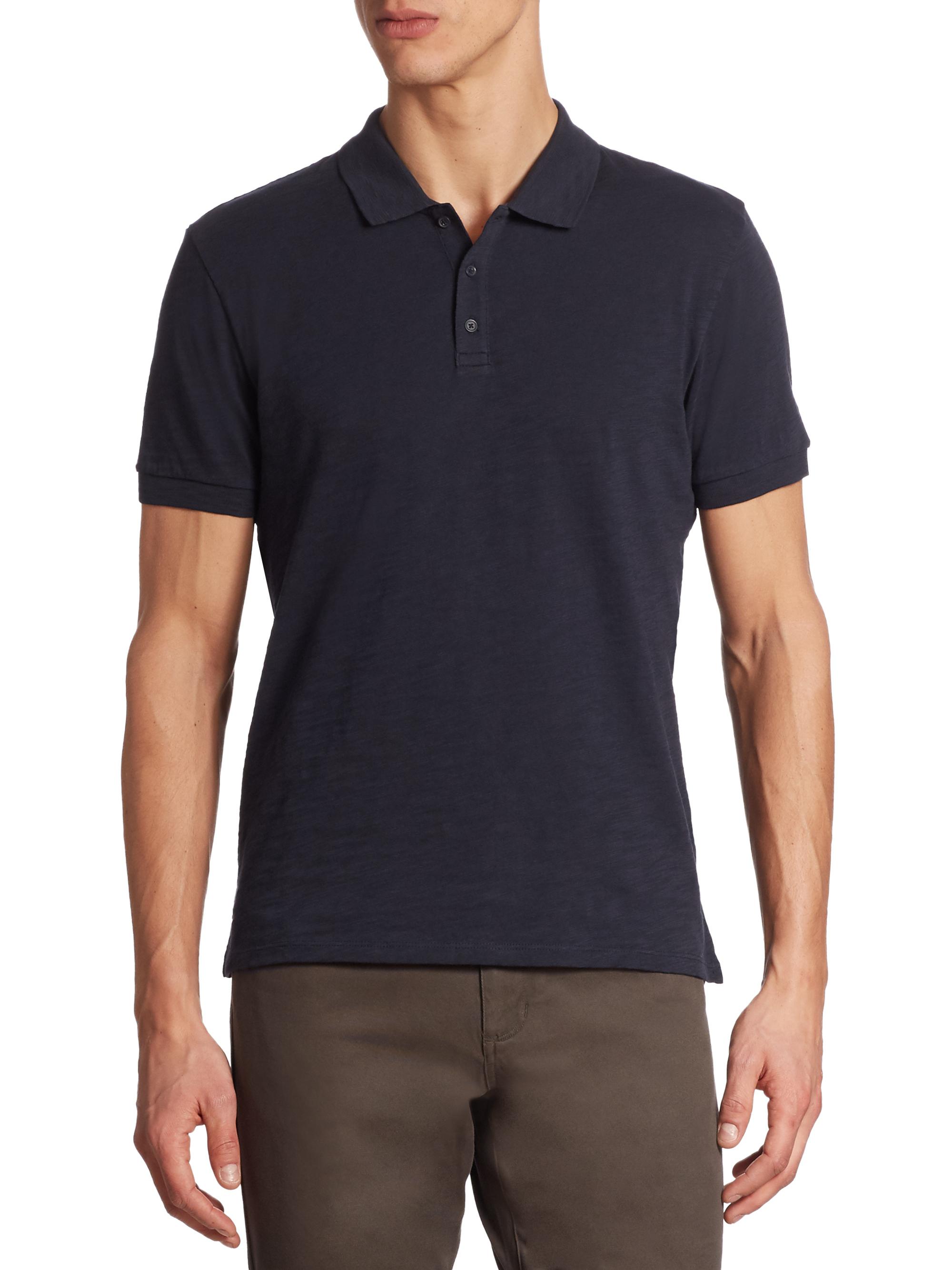 Vince Men's Classic Polo Shirt - Coastal Blue