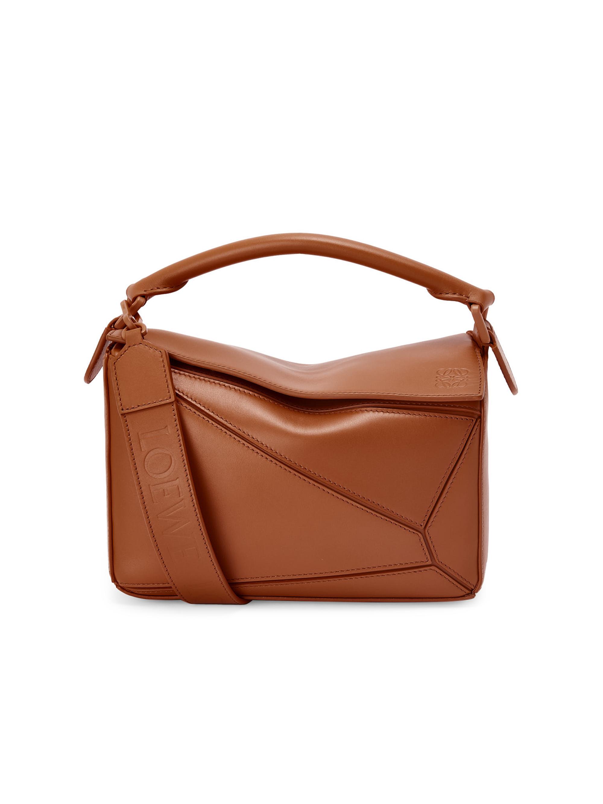 LOEWE Women's Puzzle  Leather Shoulder Bag - Pecan
