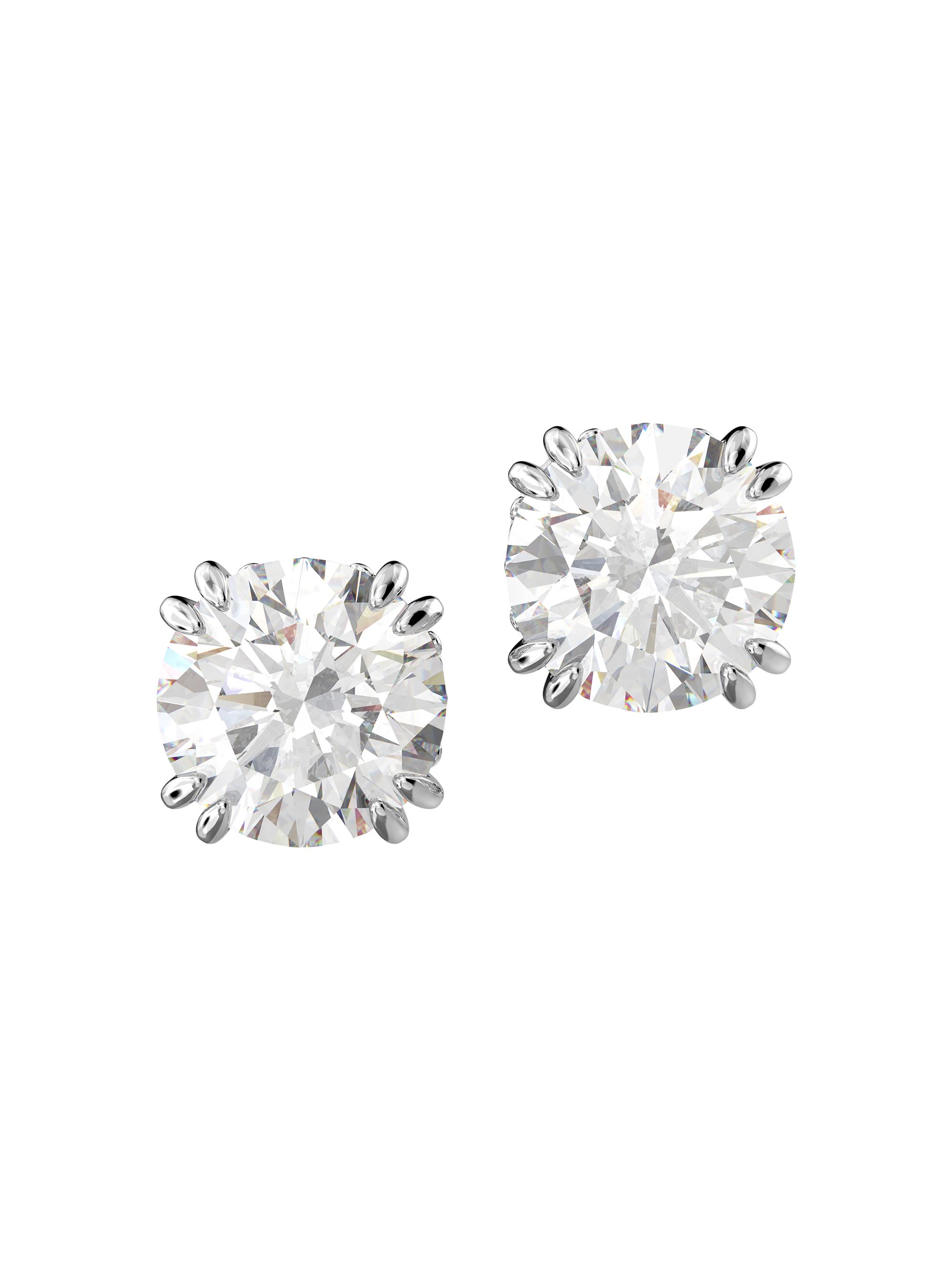 Swarovski Women's Stilla Rhodium-Plated & Crystal Stud Earrings - Rhodium