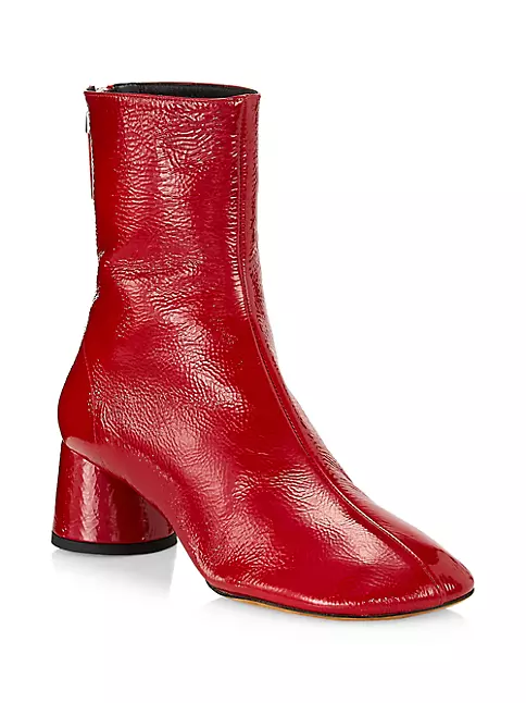 Shop Proenza Schouler Glove Patent Leather Ankle Boots