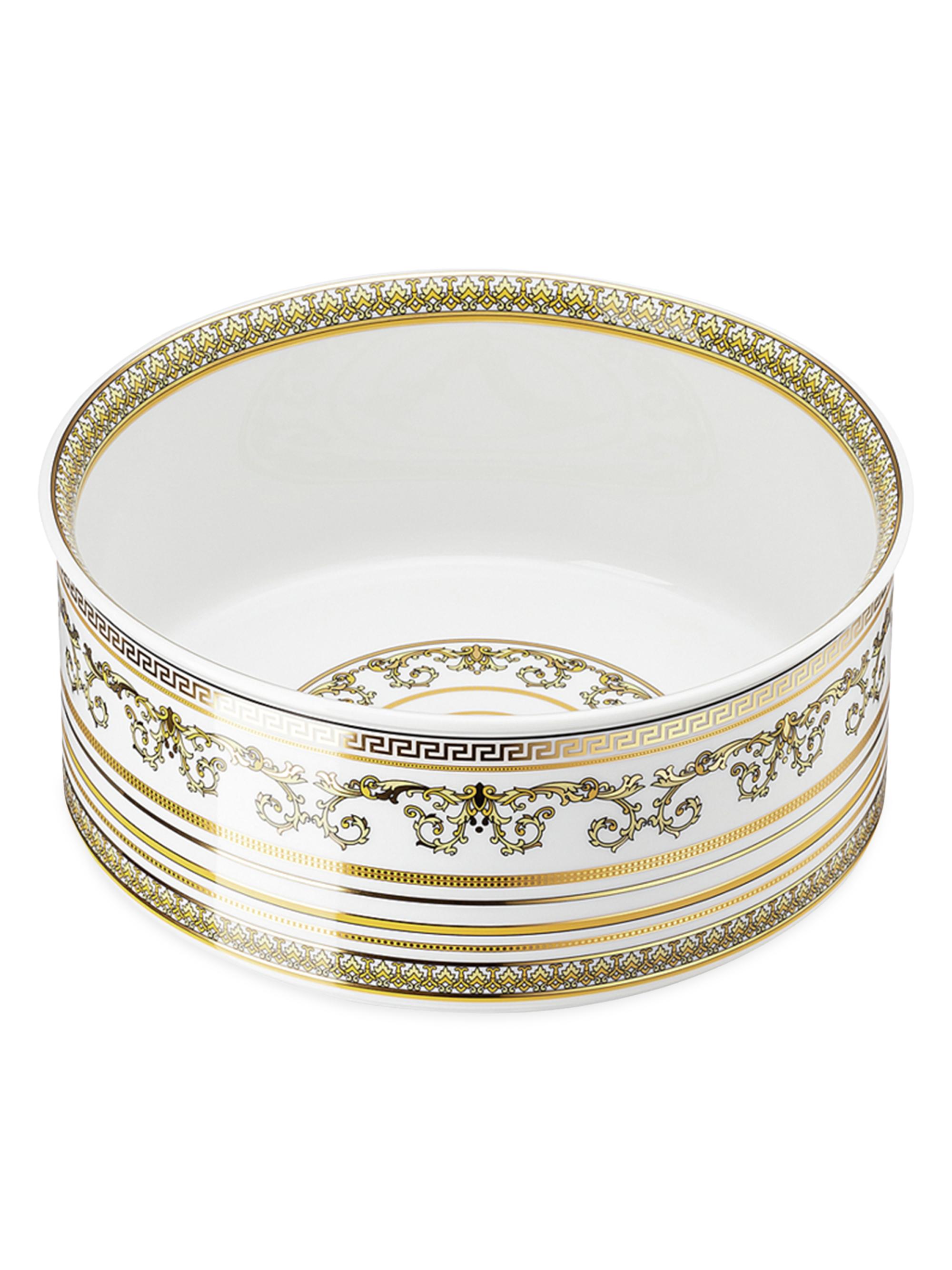Versace Virtus Bowl - White