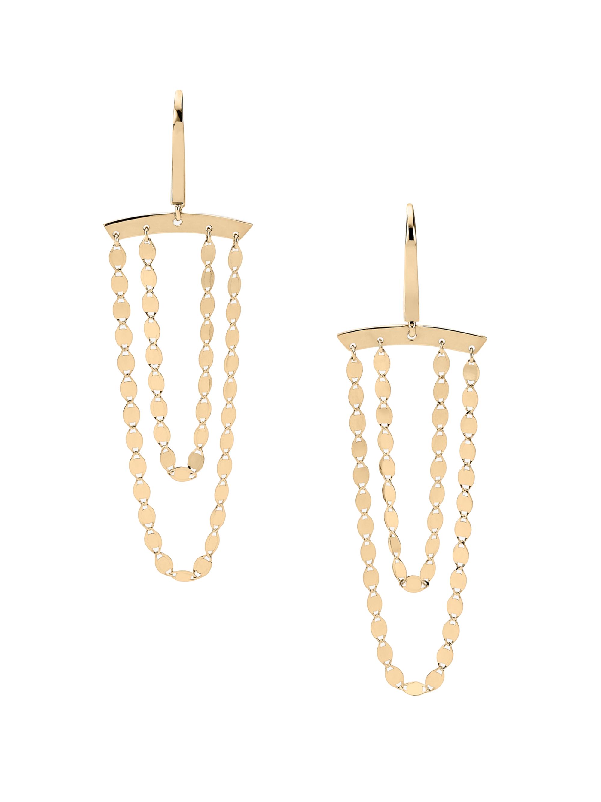 Lana Women's Petite 14K Yellow Gold Double-Strand Earrings - Yellow Gold