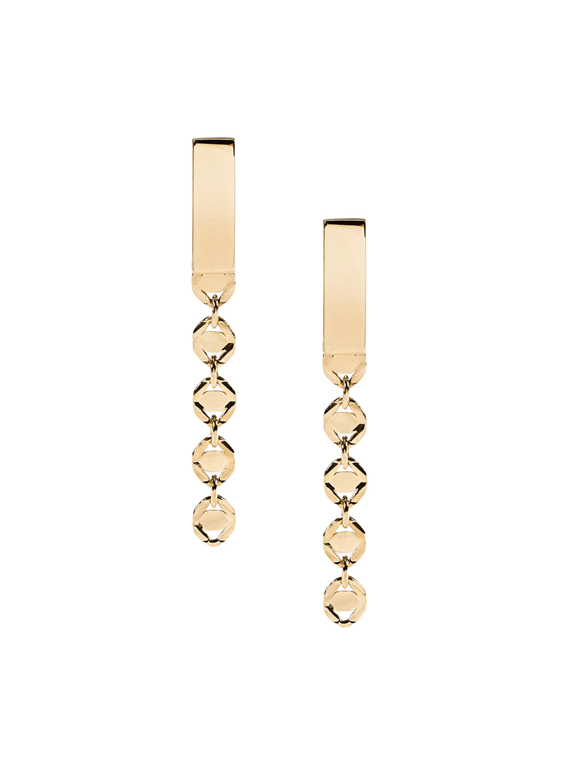 Lana Women's Short 14K Yellow Gold Miami Linear Earrings - Yellow Gold