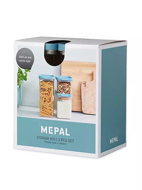 Mepal Omnia 3-Piece Storage Box Set - Nordic Green