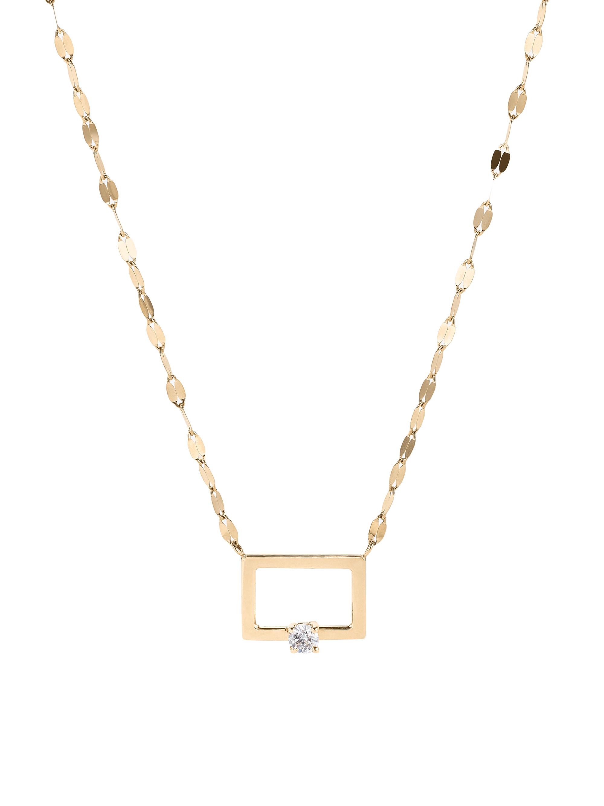 Lana Women's 14K Yellow Gold & 0.11 TCW Diamond Pendant Necklace - Yellow Gold