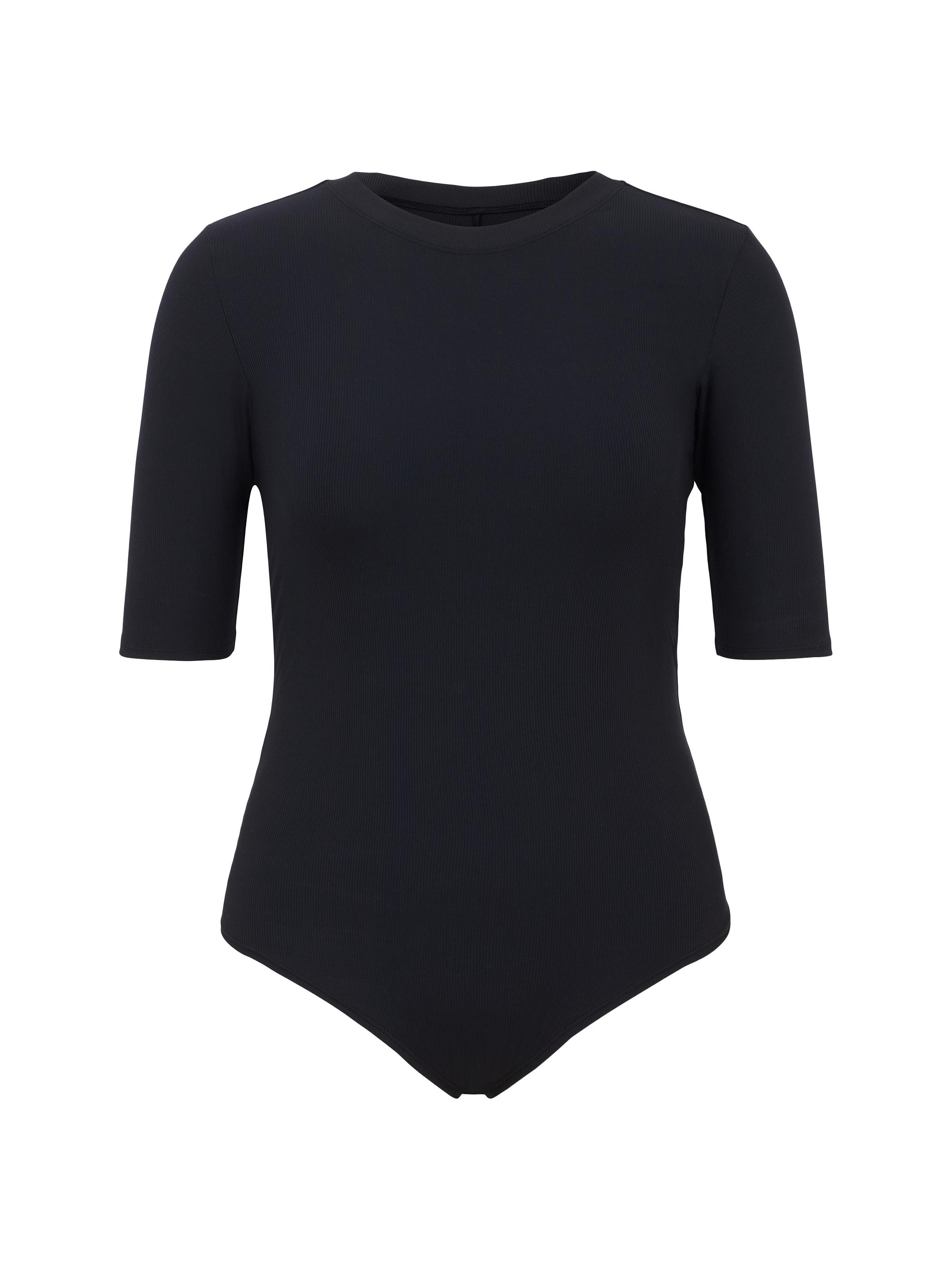 Spanx Women's Suit Yourself Rib-Knit Bodysuit - Classic Black