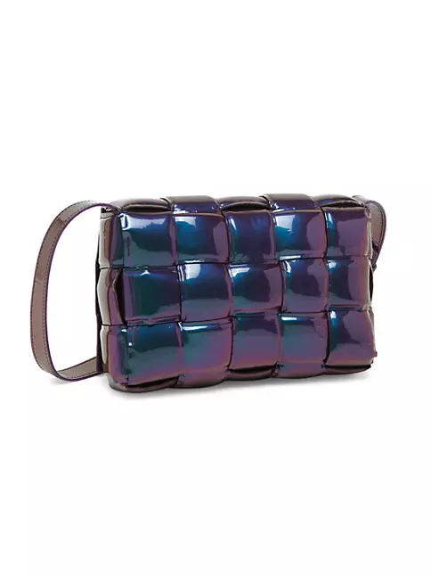 Bottega Veneta Cassette Small Padded Intrecciato Leather Shoulder Bag - Midnight Blue - One Size