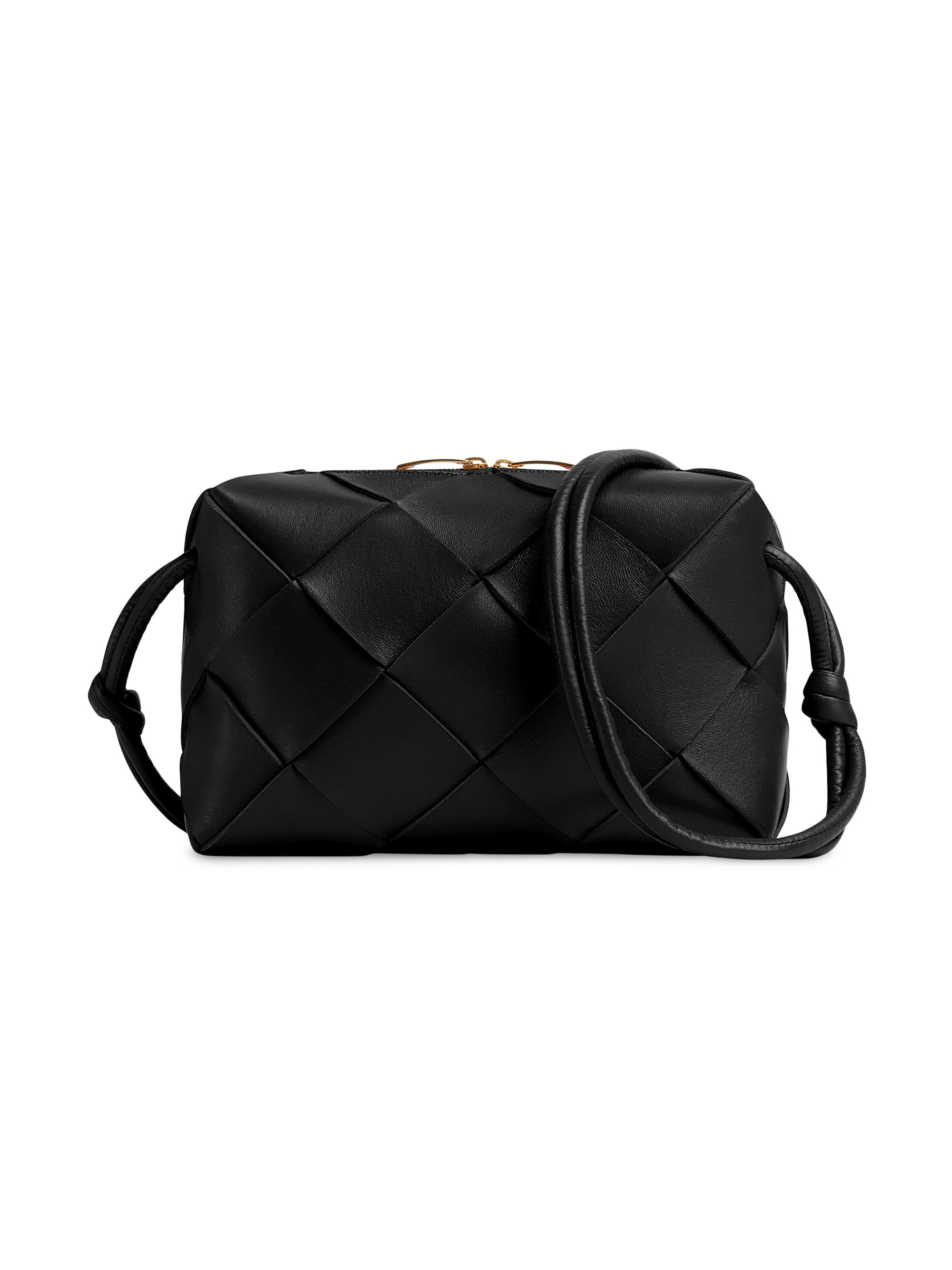 Bottega Veneta Small Cassette Intreccio Leather Camera Bag | Saks