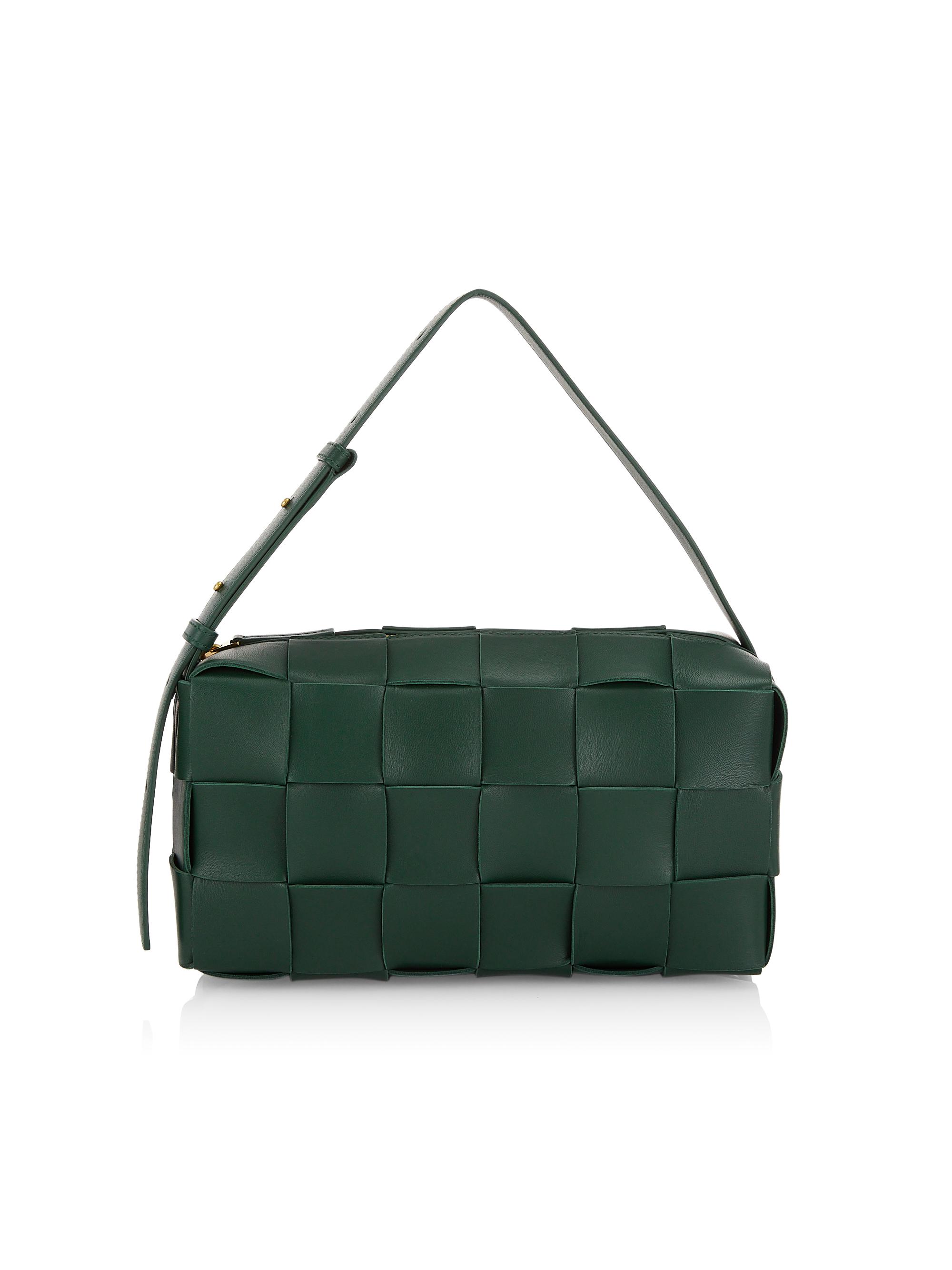 Bottega Veneta Women's Cassette Leather Shoulder Bag - Raintree