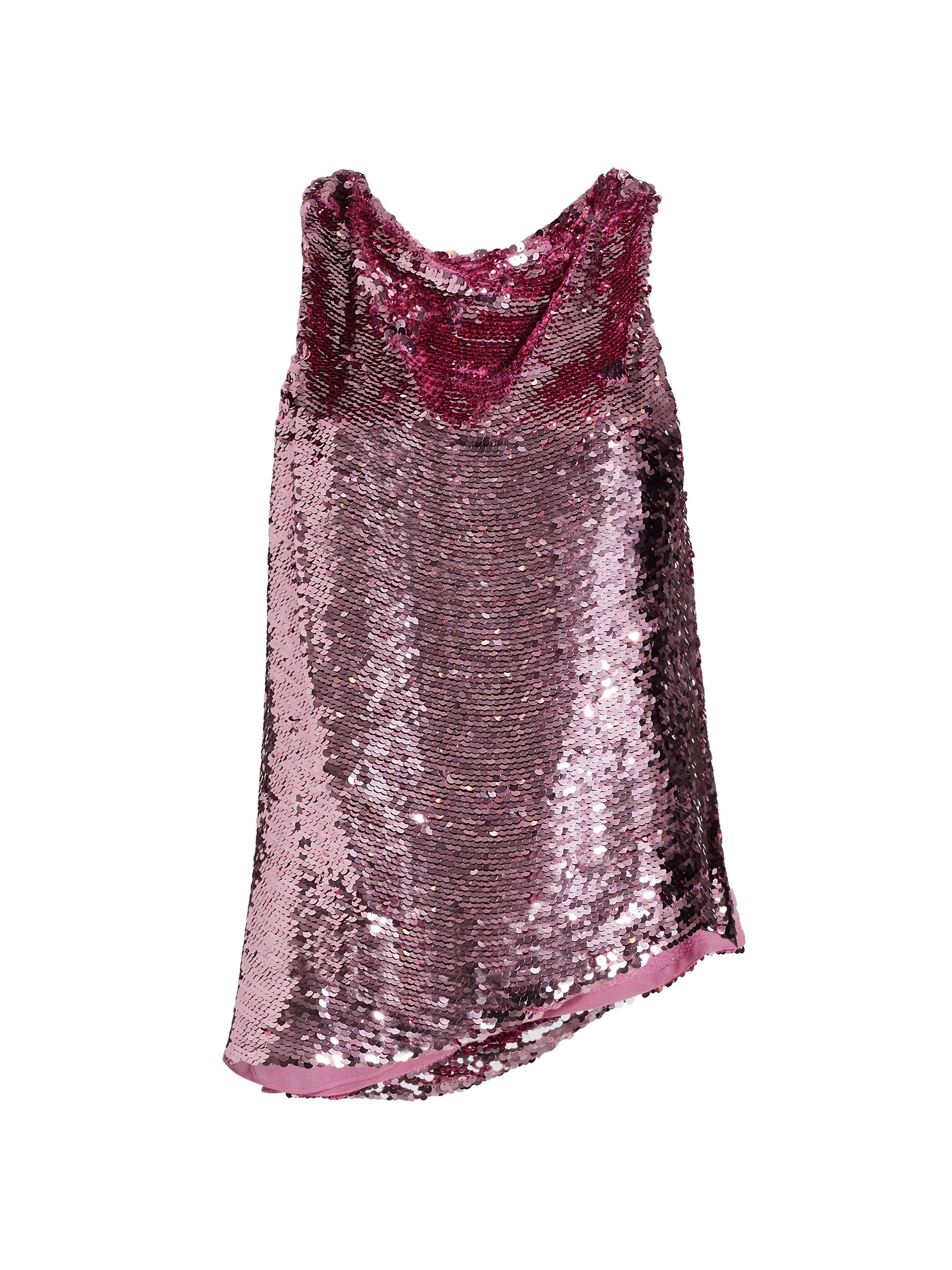 3.1 Phillip Lim Women's Cowlneck Sequin Top - Orchid
