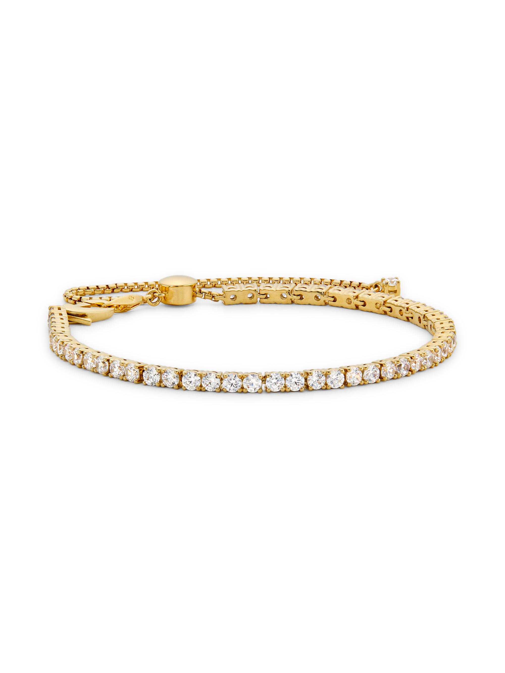 Adriana Orsini Women's Loveall 18K-Gold-Plated & Cubic Zirconia Bracelet - Gold
