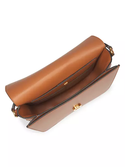 Vala Flat cross body bag in soft calf leather - 414 - Leather bags
