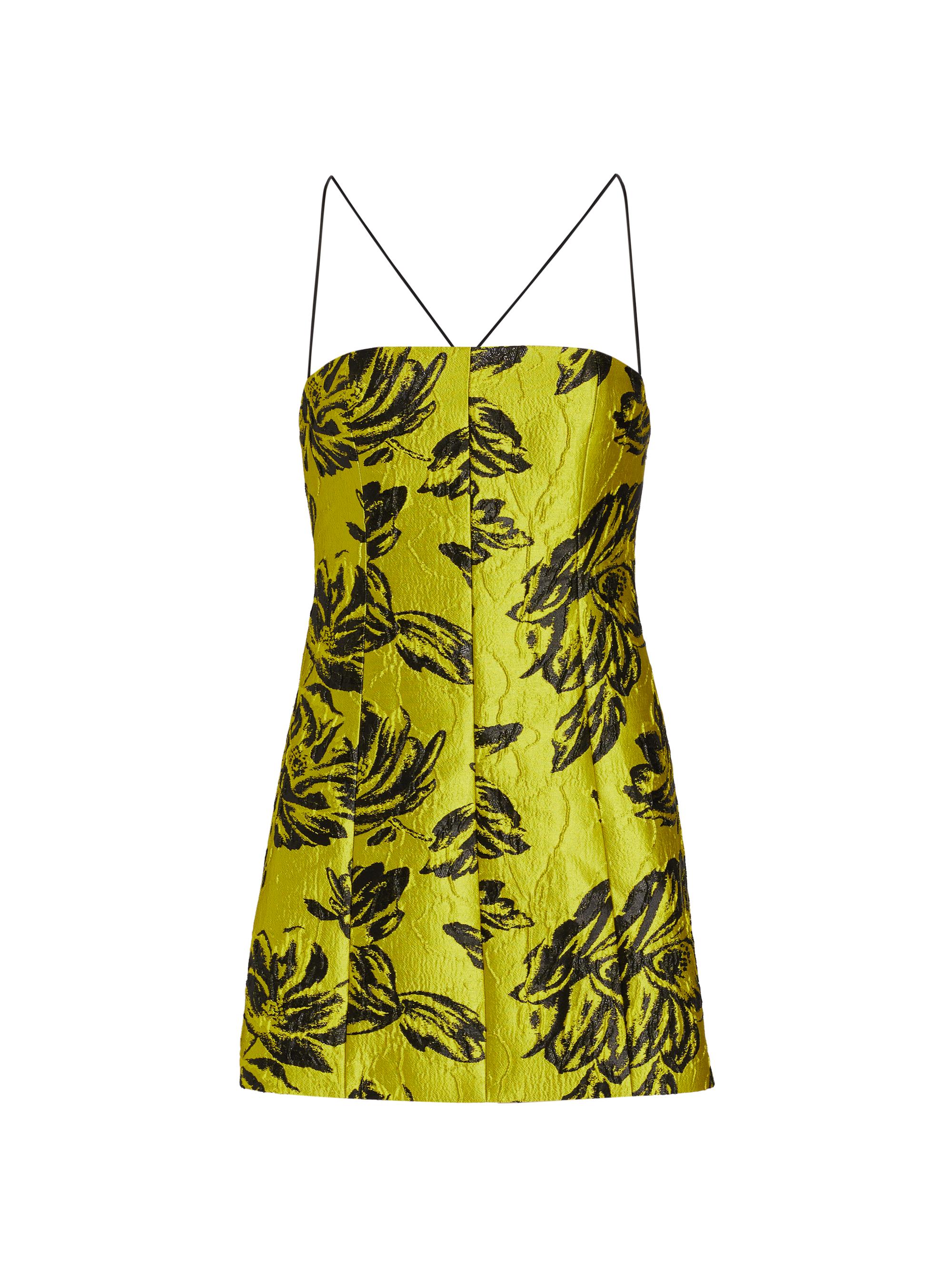 tayla floral mini dress alice and olivia TAYLA FLORAL MINI DRESS