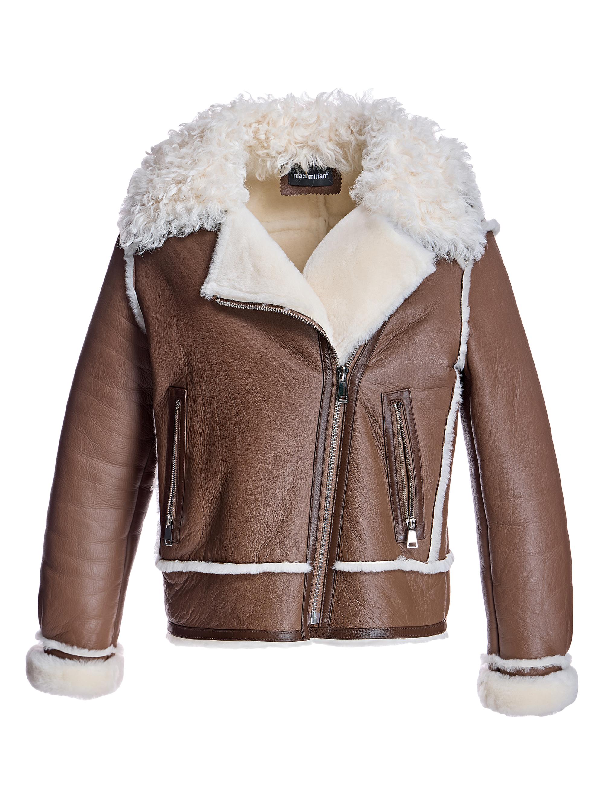 Acne Studios Lamb Shearling & Calf Leather Jacket | Saks Fifth Avenue