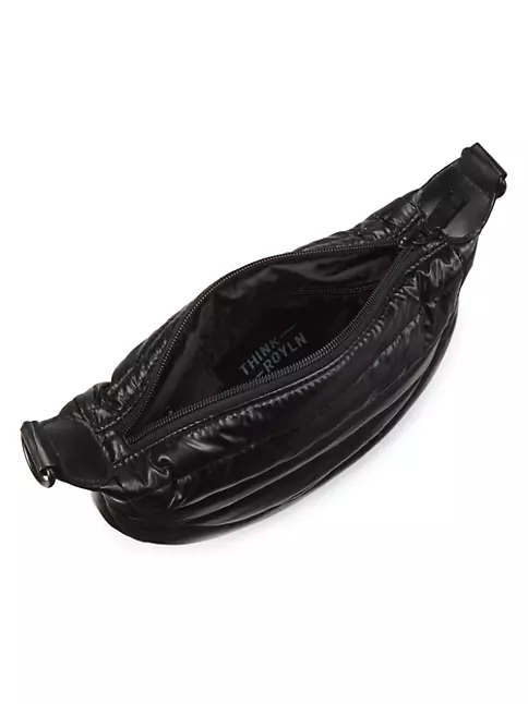 Think Royln The Mercer Quilted Shoulder Bag in Black