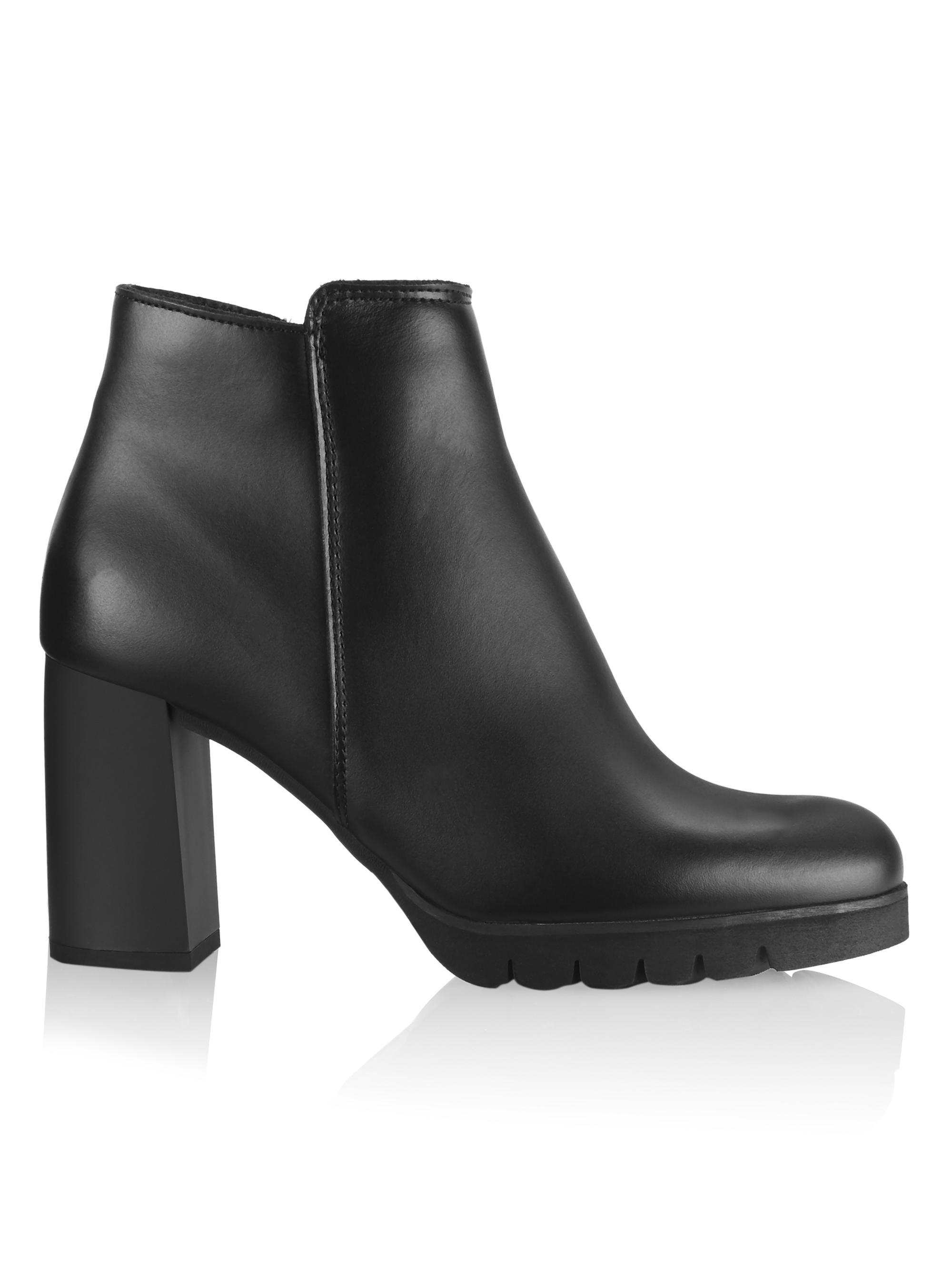 La Canadienne Women's Maya Leather Booties - Black