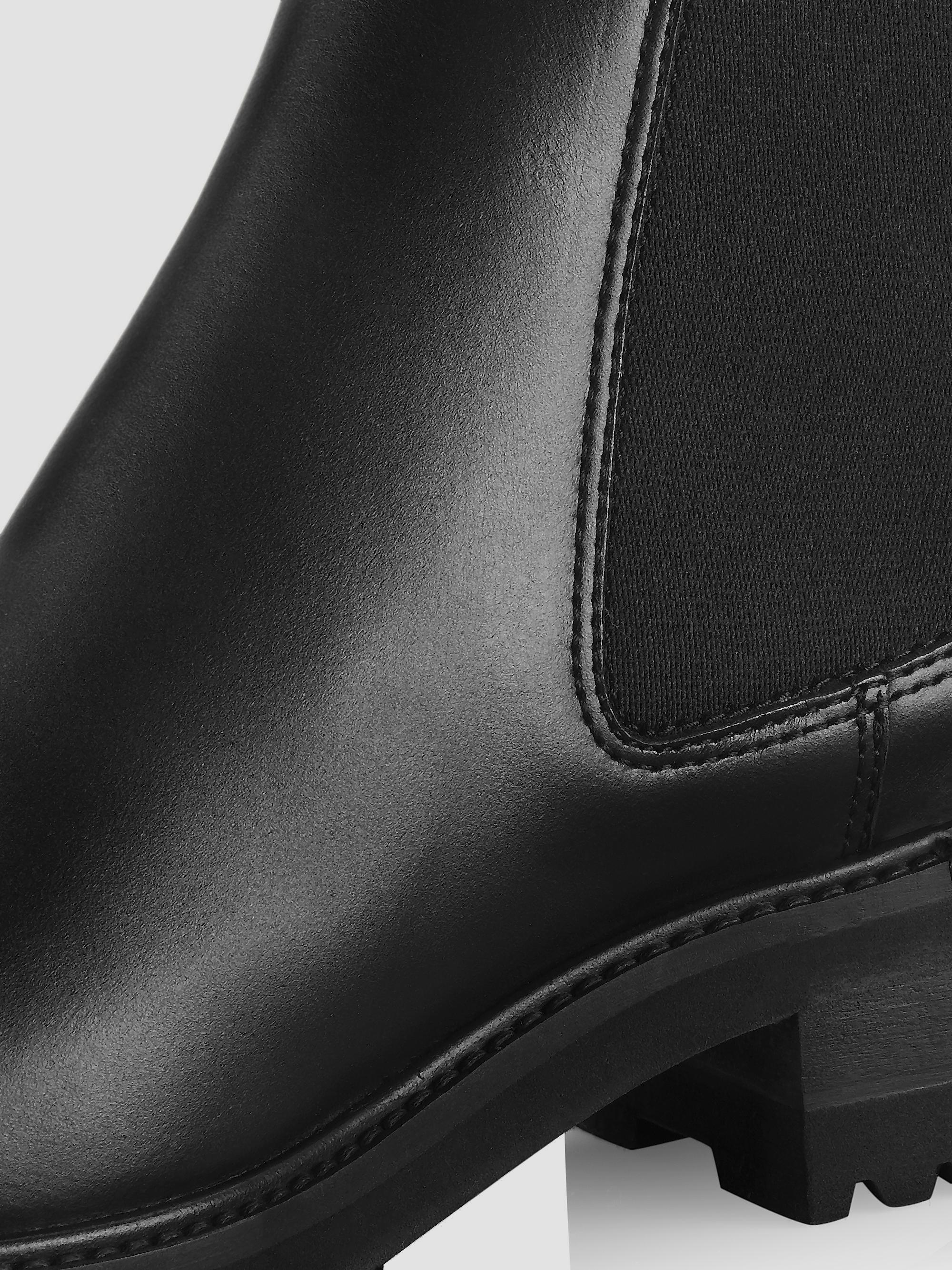 MIA Women's Connor Leather Ankle Boots - Casual Rubber Sole Booties