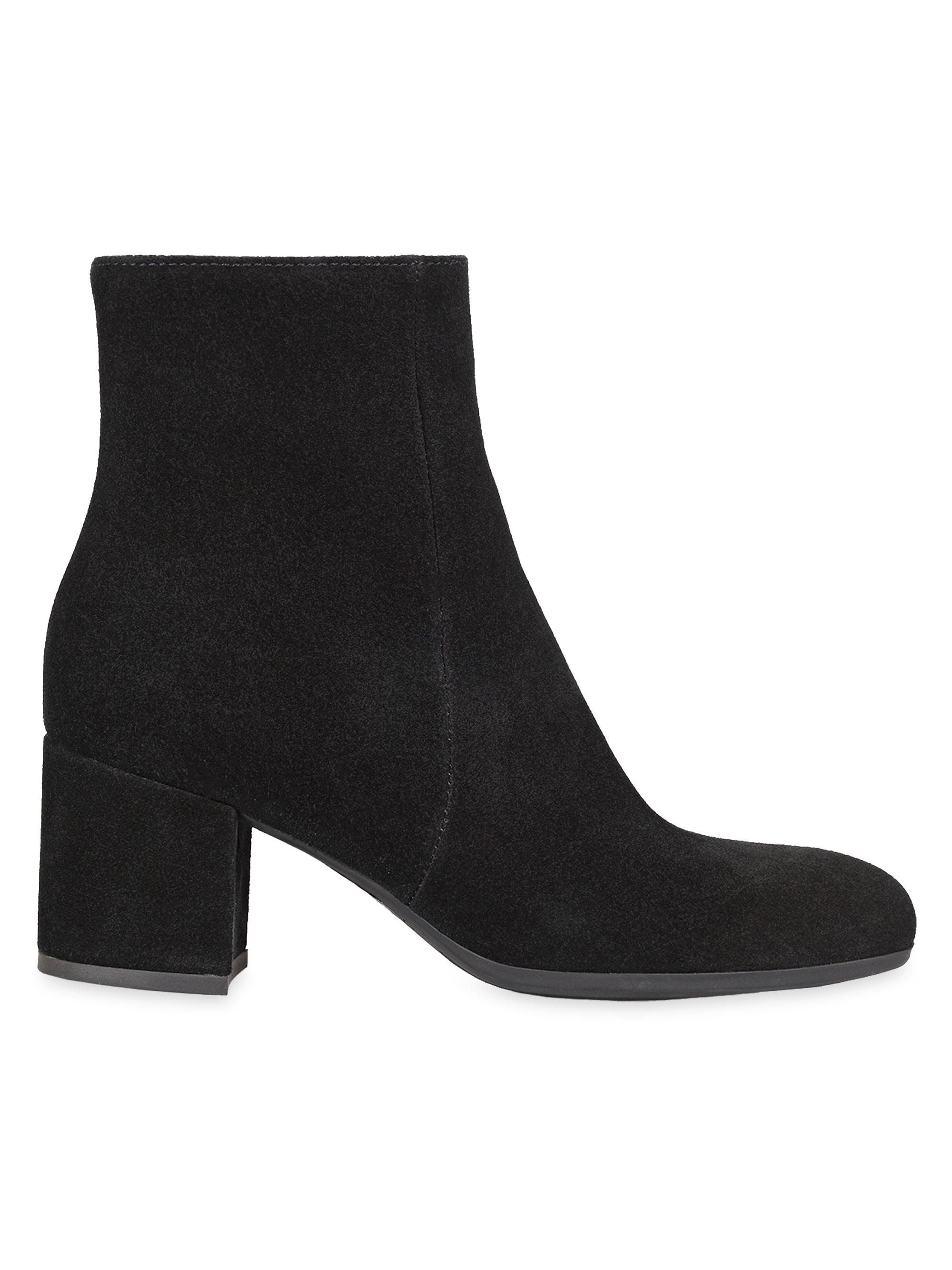 La Canadienne Women's Joanie Suede Booties - Black