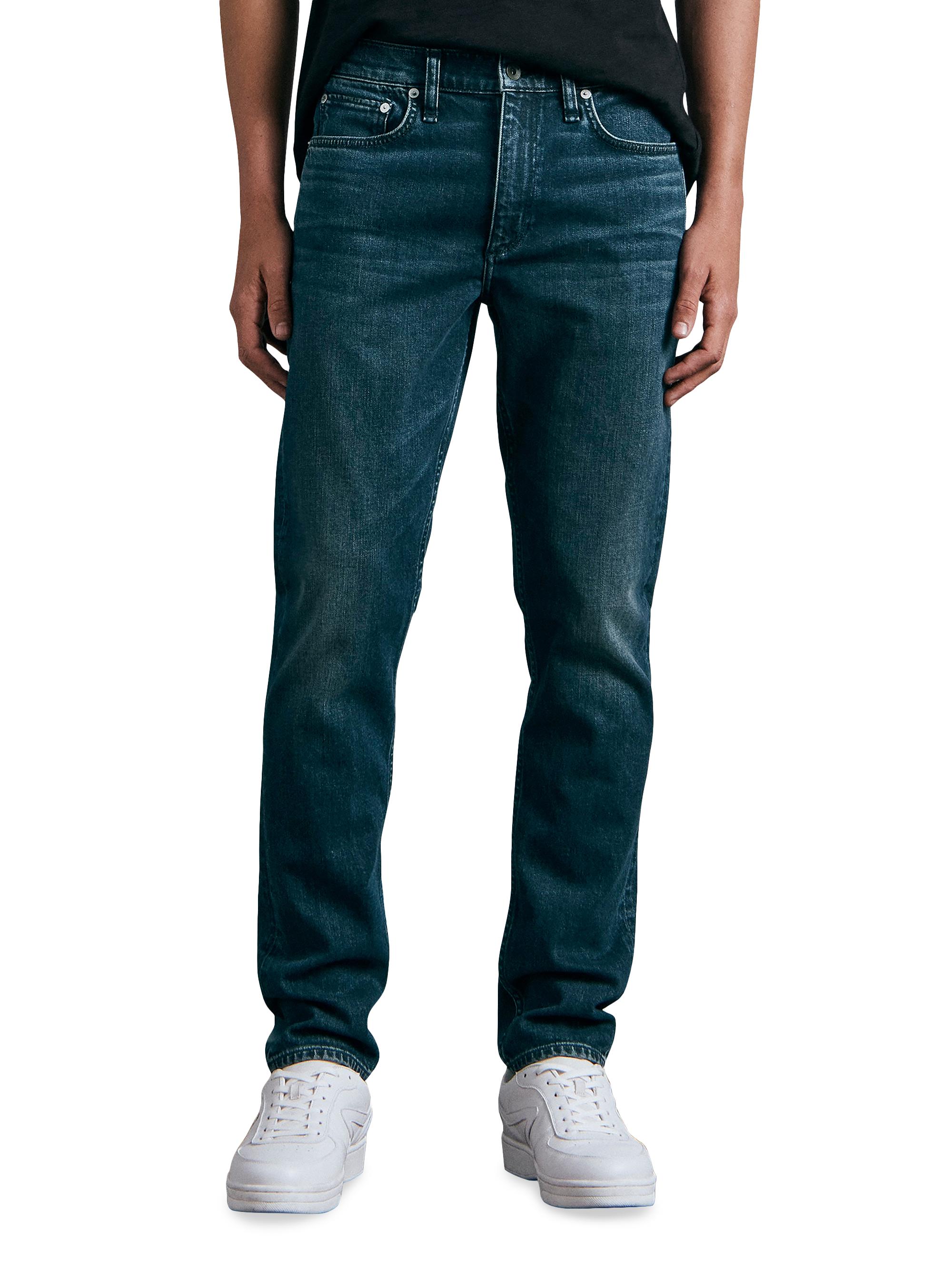 rag & bone Men's Fit 2 Authentic Slim-Fit Stretch Jeans - Edgewood