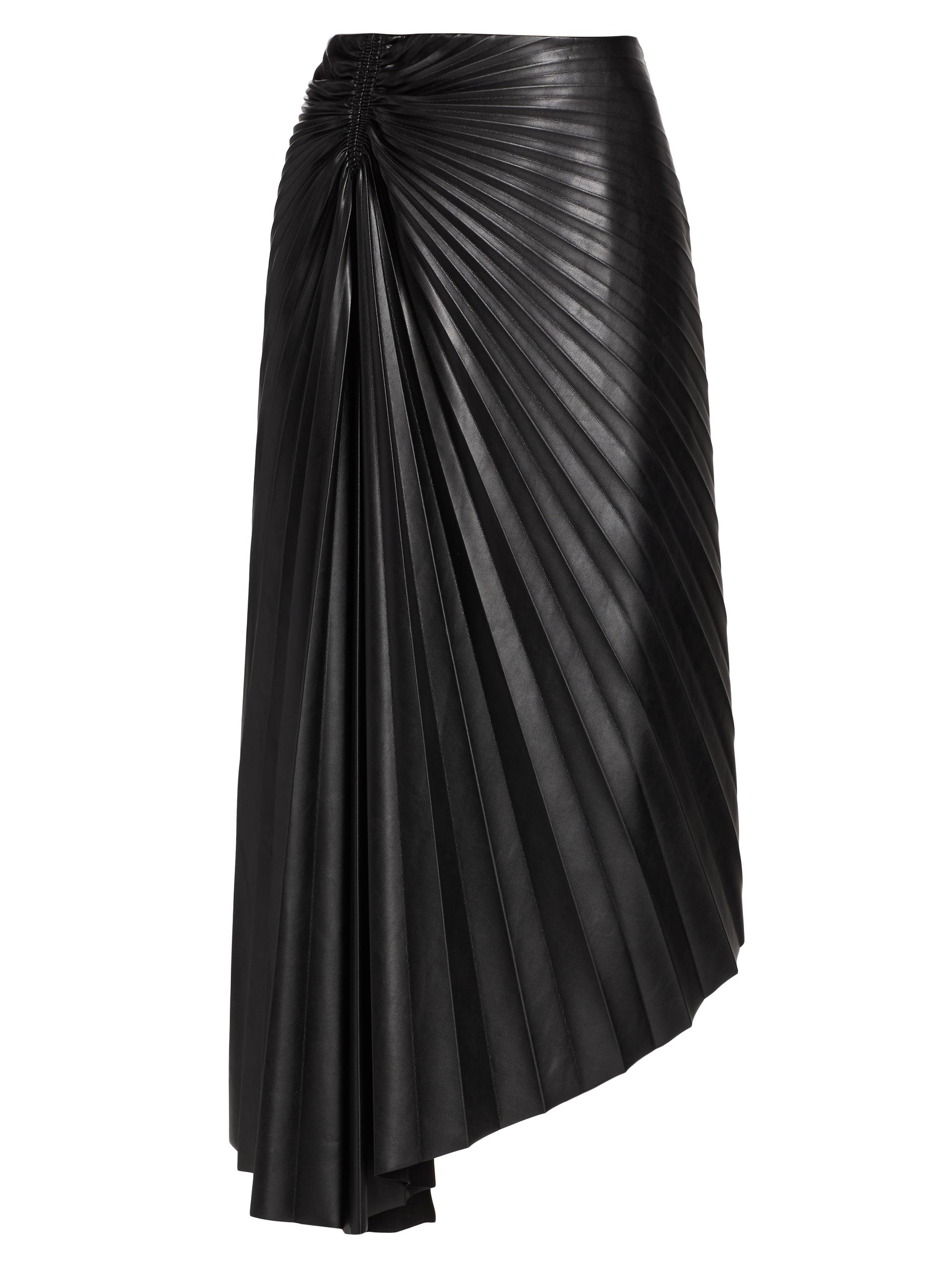 A.L.C. Tracy Pleated Vegan Leather Skirt | Saks Fifth Avenue