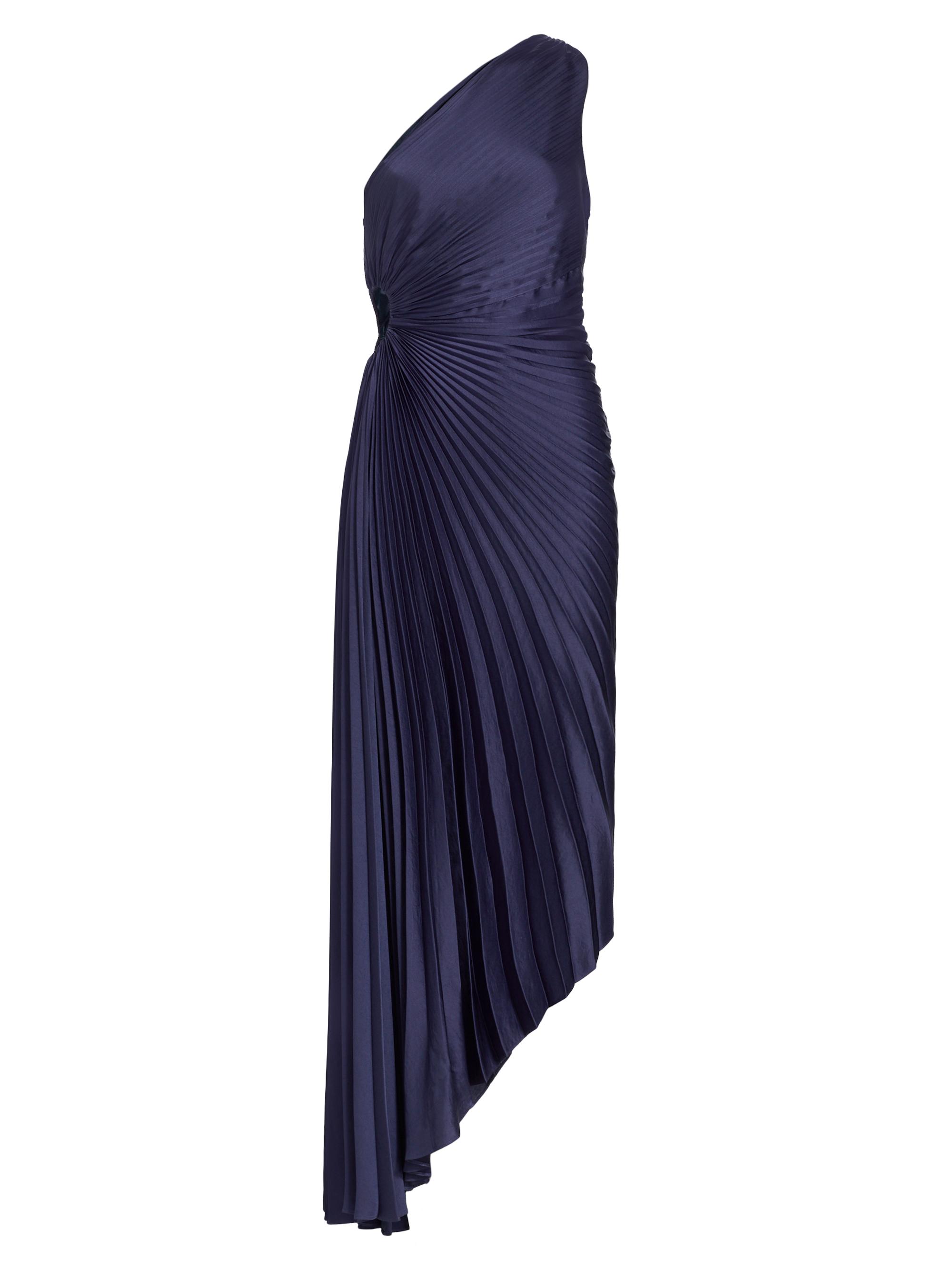 A.L.C. Delfina Asymmetrical Pleated Dress | Saks Fifth Avenue