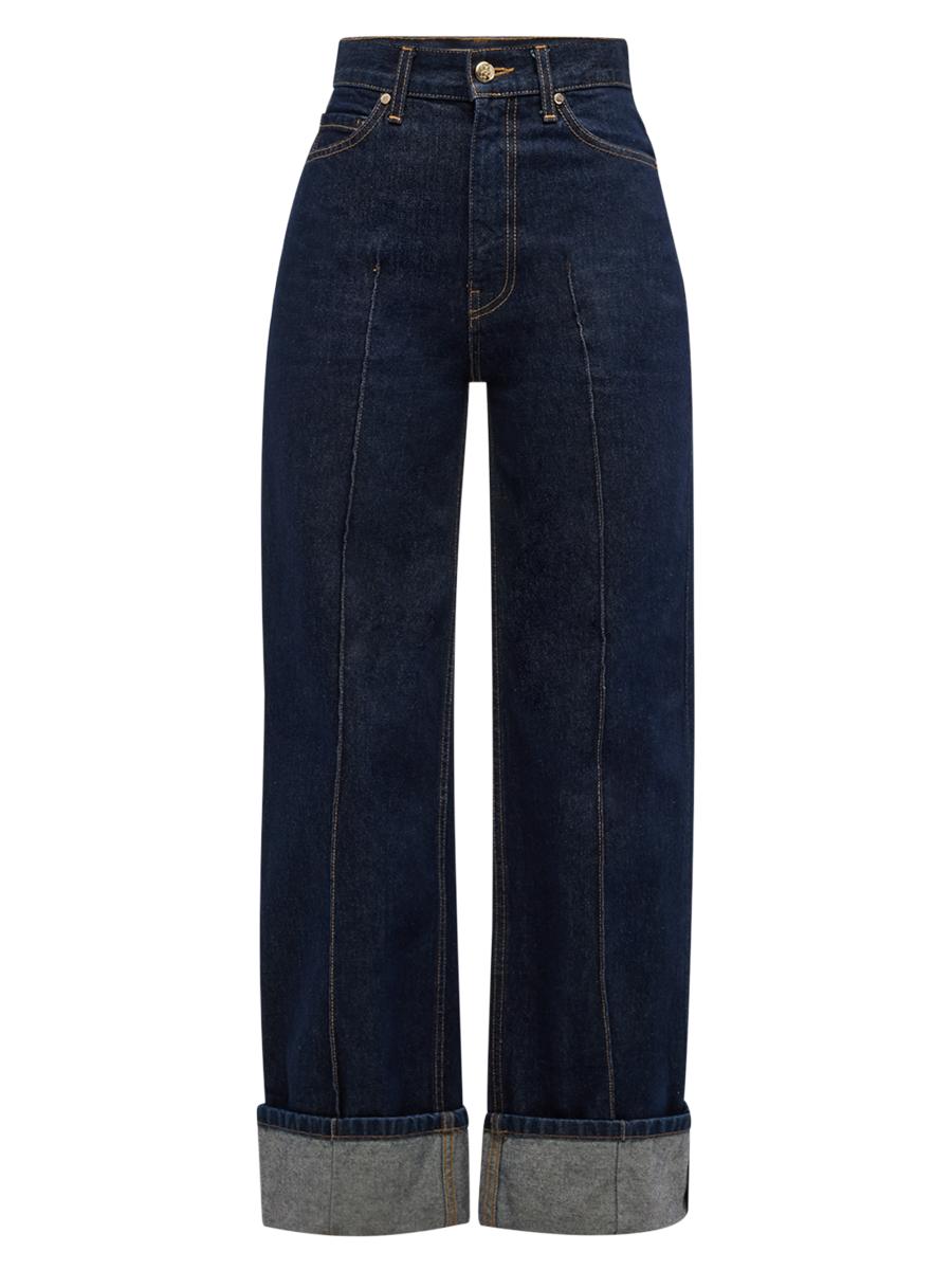 Ulla Johnson Women's Genevieve High-rise Wide-leg Jeans