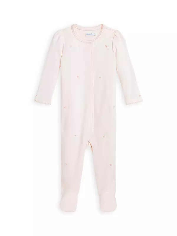 Shop Polo Ralph Lauren Baby Girl's Floral Organic Cotton Coverall