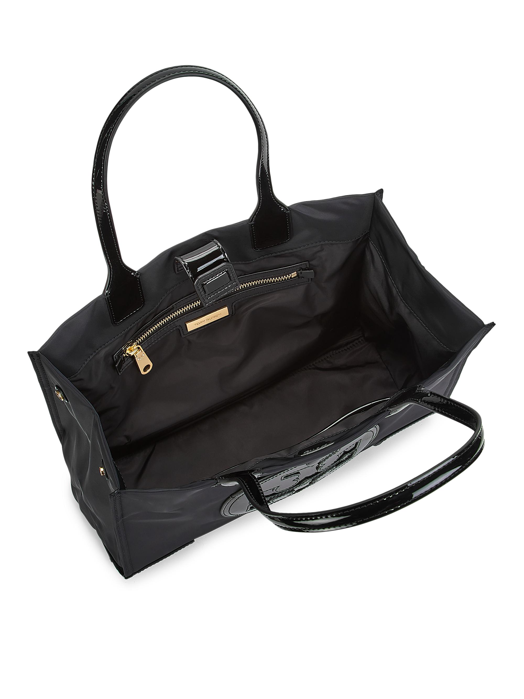 Small Tote Ella Patent Nylon Tote Tory Burch Mini Ella Patent Tote