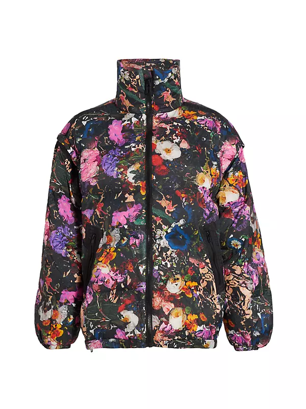 Metallic Monogram Flowers Reversible Puffer Jacket - Women - Ready-to-Wear