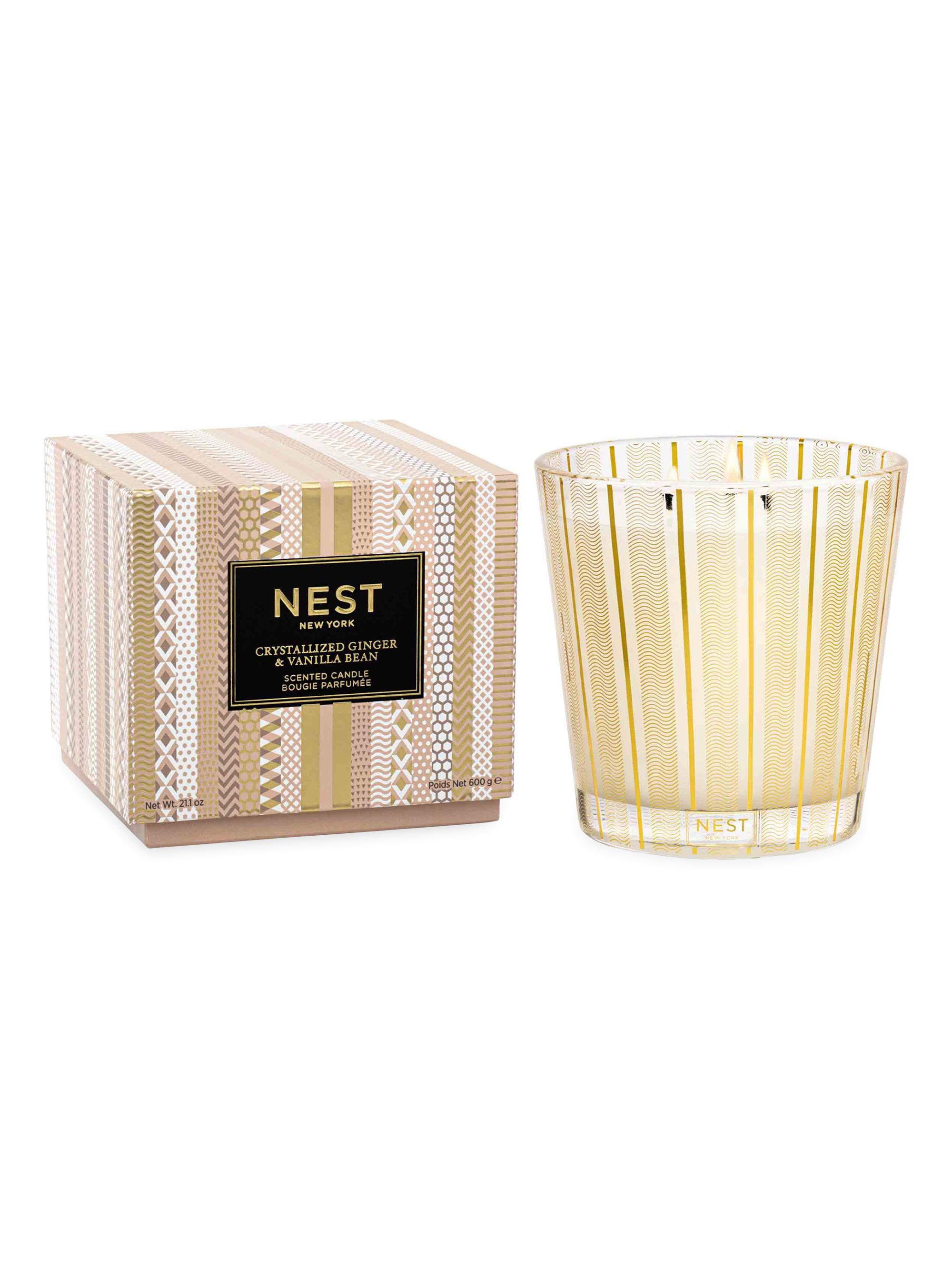 NEST New York Crystallized Ginger Vanilla Bean 3-Wick Candle