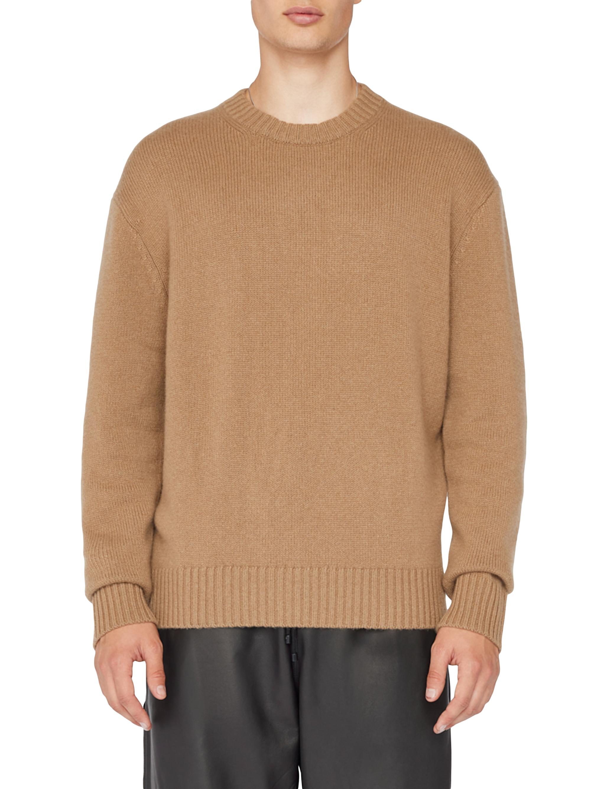 Frame Men's Cashmere Crewneck Sweater - Caramel