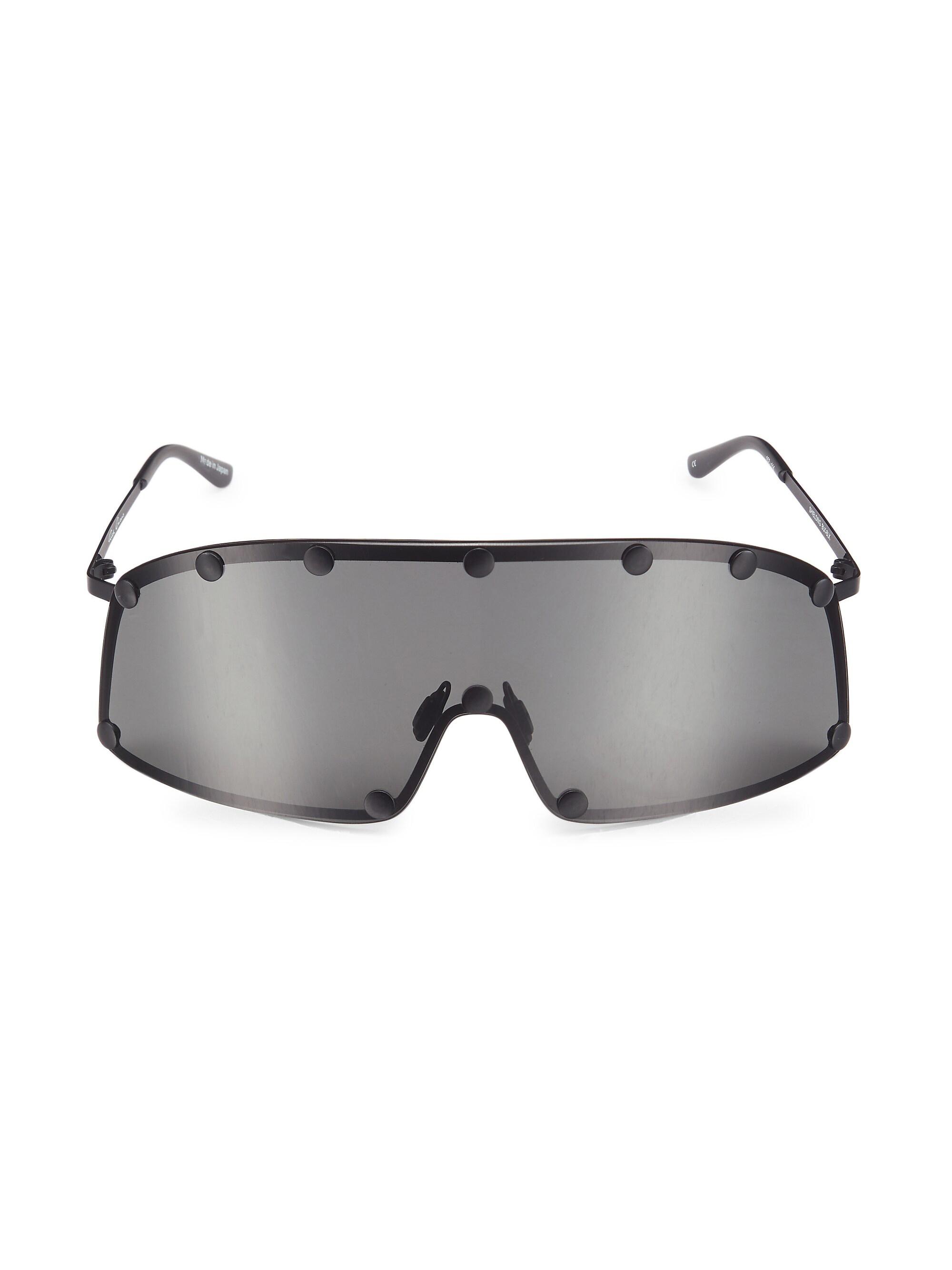 Rick Owens Mirrored Shield Sunglasses | Saks Fifth Avenue