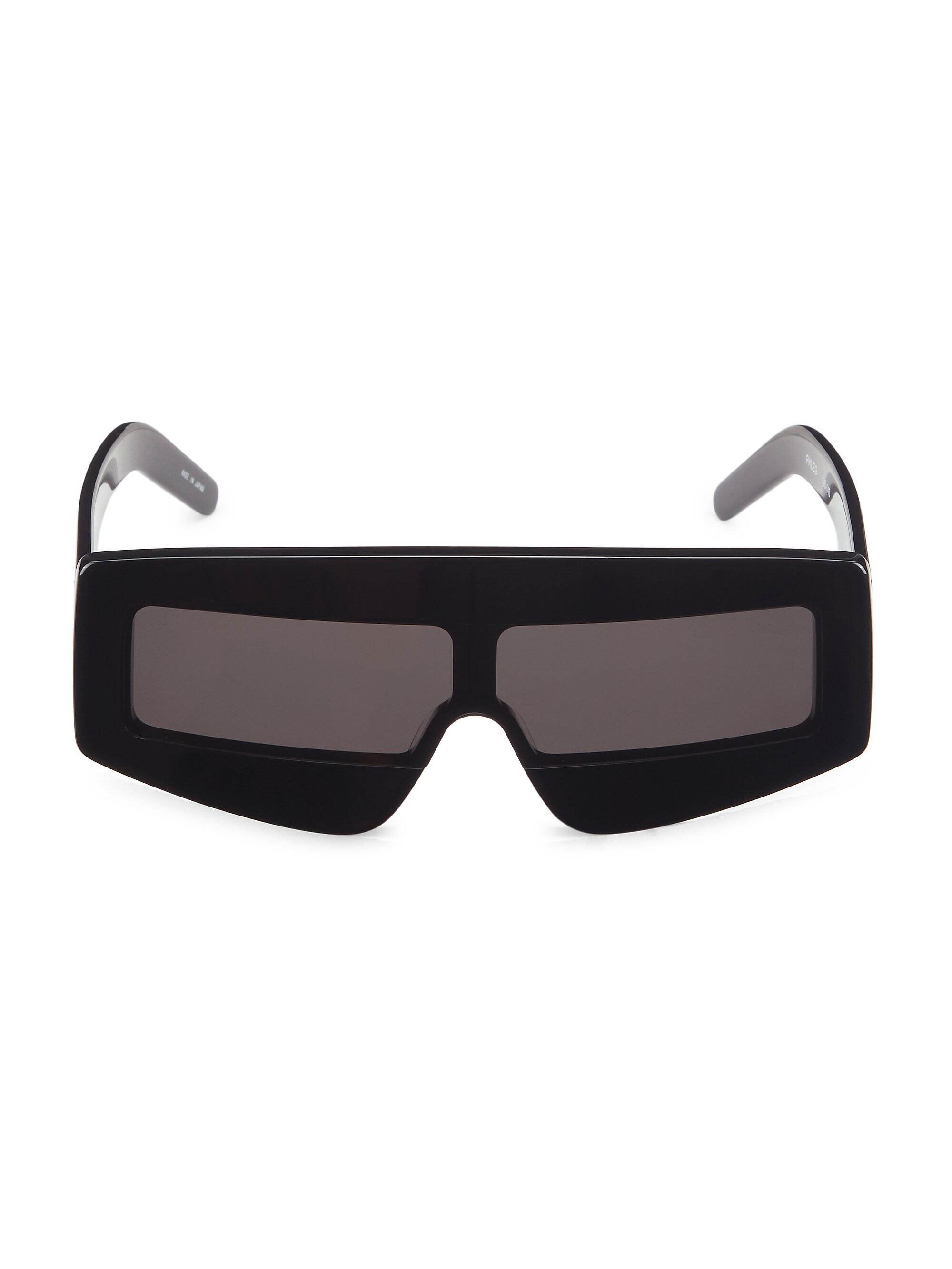 Rick Owens Phleg Rectangular Sunglasses | Saks Fifth Avenue
