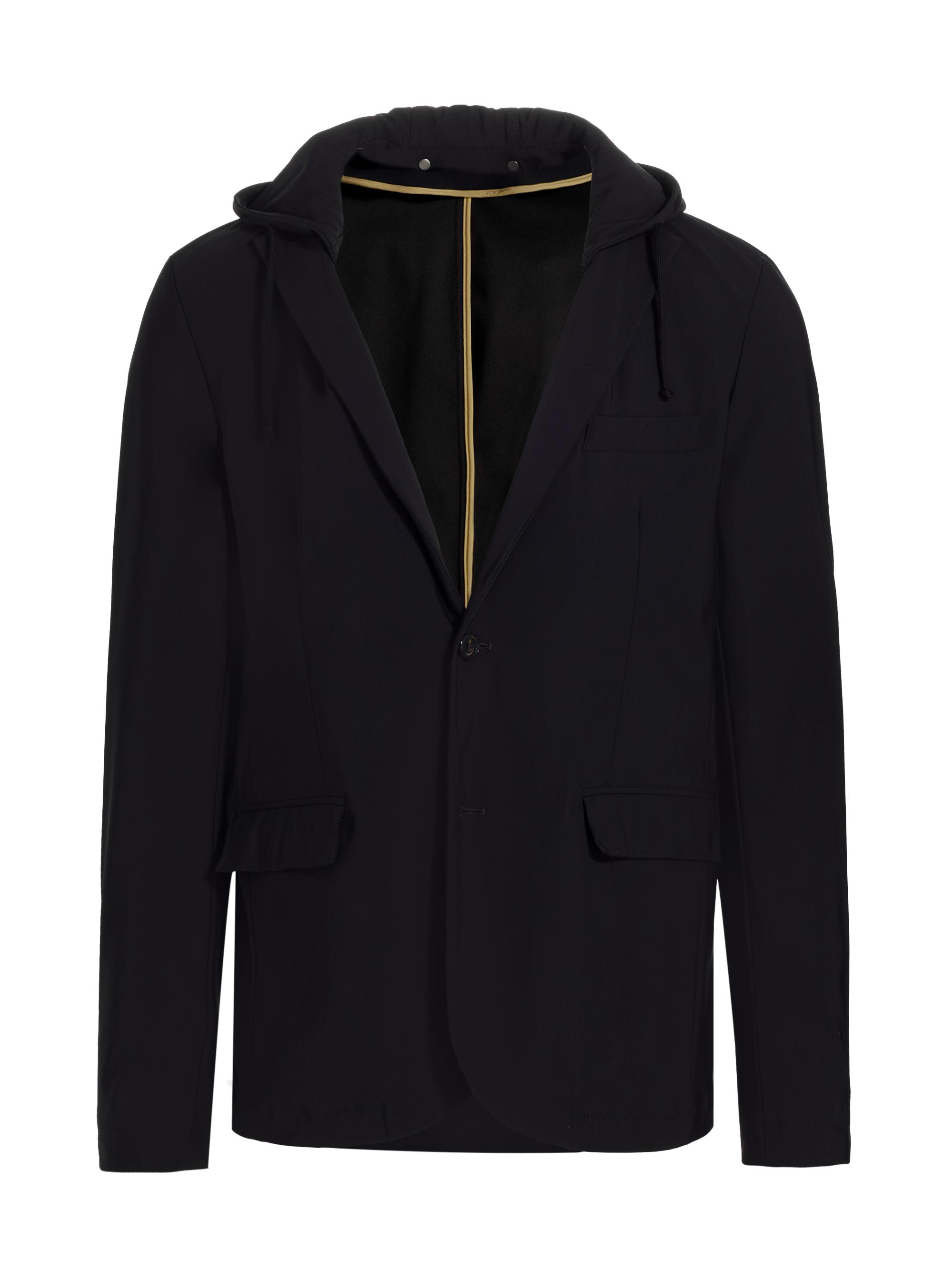 Saks Fifth Avenue Men's COLLECTION Hooded Tech Blazer - Moonless