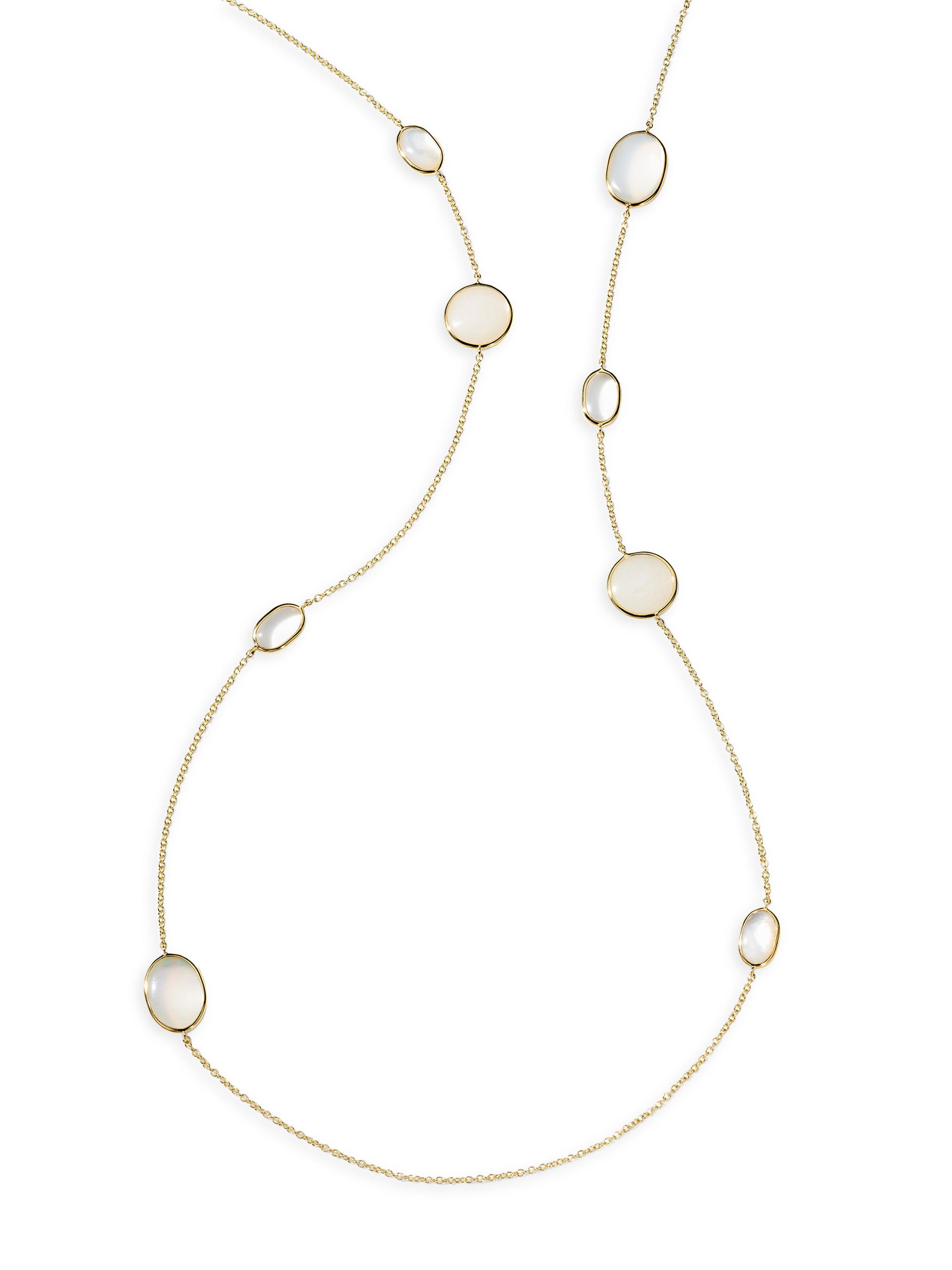 Ippolita Women's Luce 18K Yellow Gold & Multi-Stone  Station Necklace - Yellow Gold