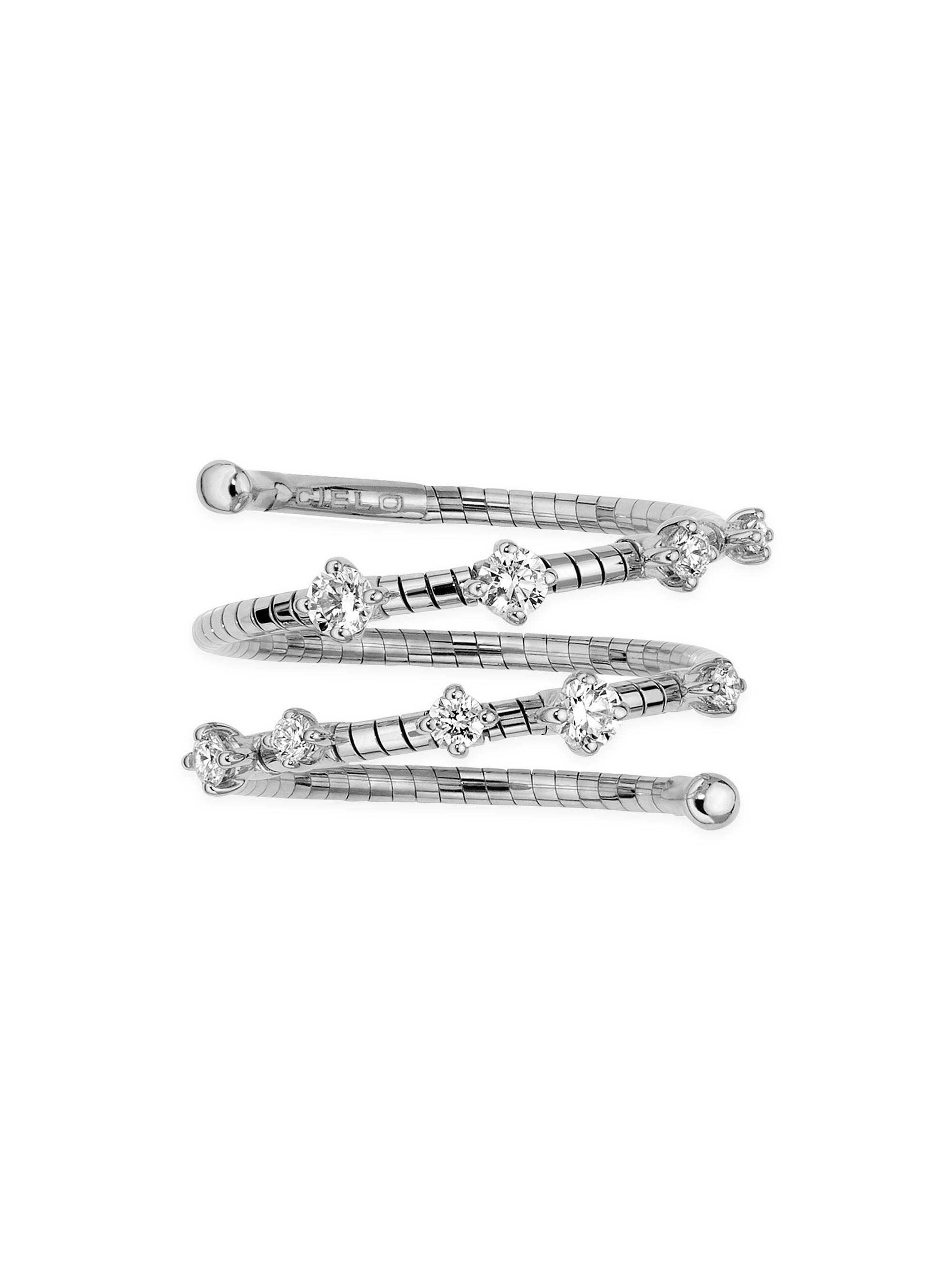 Mattia Cielo Women's Rugiada Diamanti 18K White Gold & Diamond Wrap Ring - White Gold