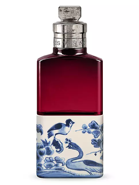 French Deco Perfume Travel Case With Crystal Perfume Bottles -   Australia