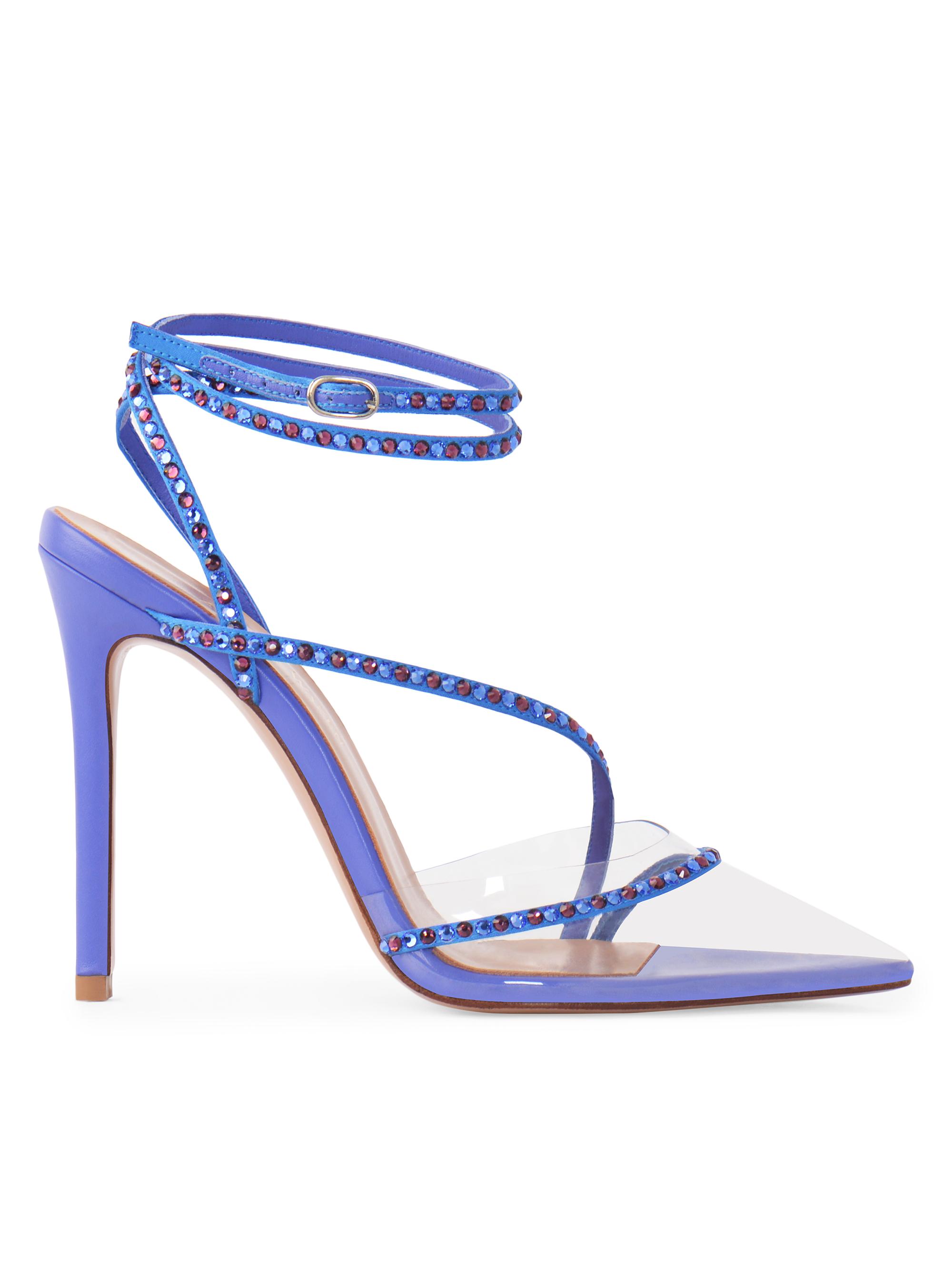 Andrea Wazen Dassy Sunset 2 Crystal-Embellished PVC Pumps | Saks