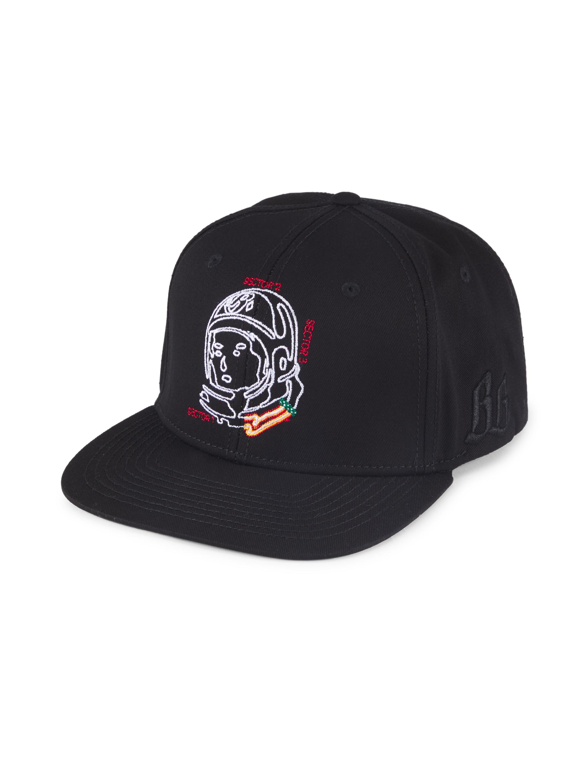 Billionaire Boys Club Men's Helmet Track Snapback Hat - Black
