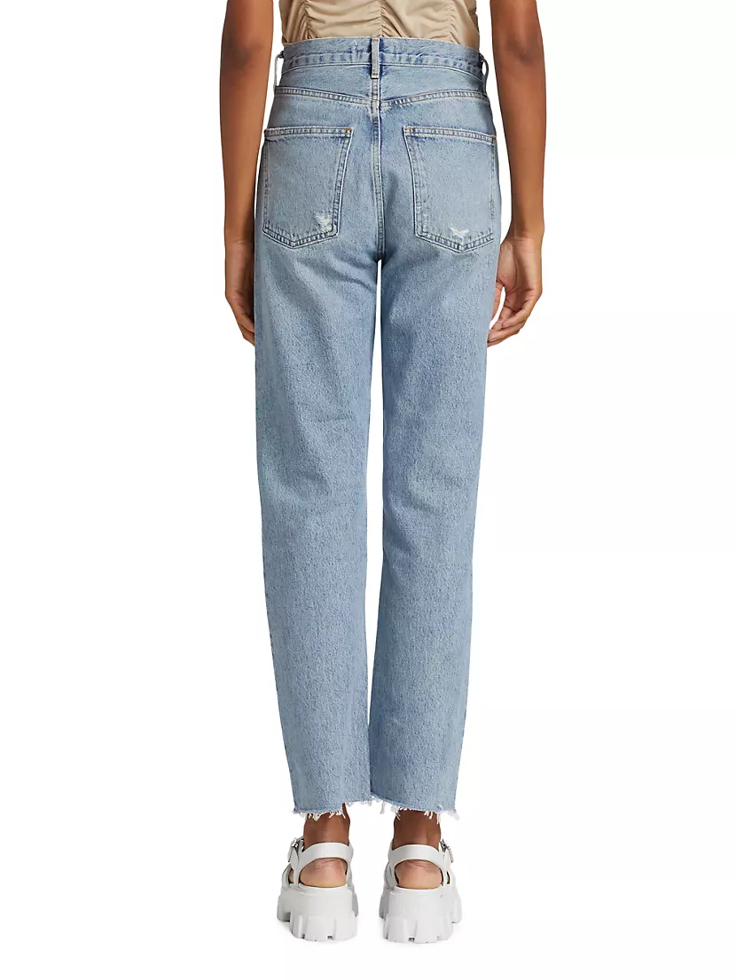 Shop Agolde '90s Straight-Leg Pinch-Waist Jeans | Saks Fifth Avenue