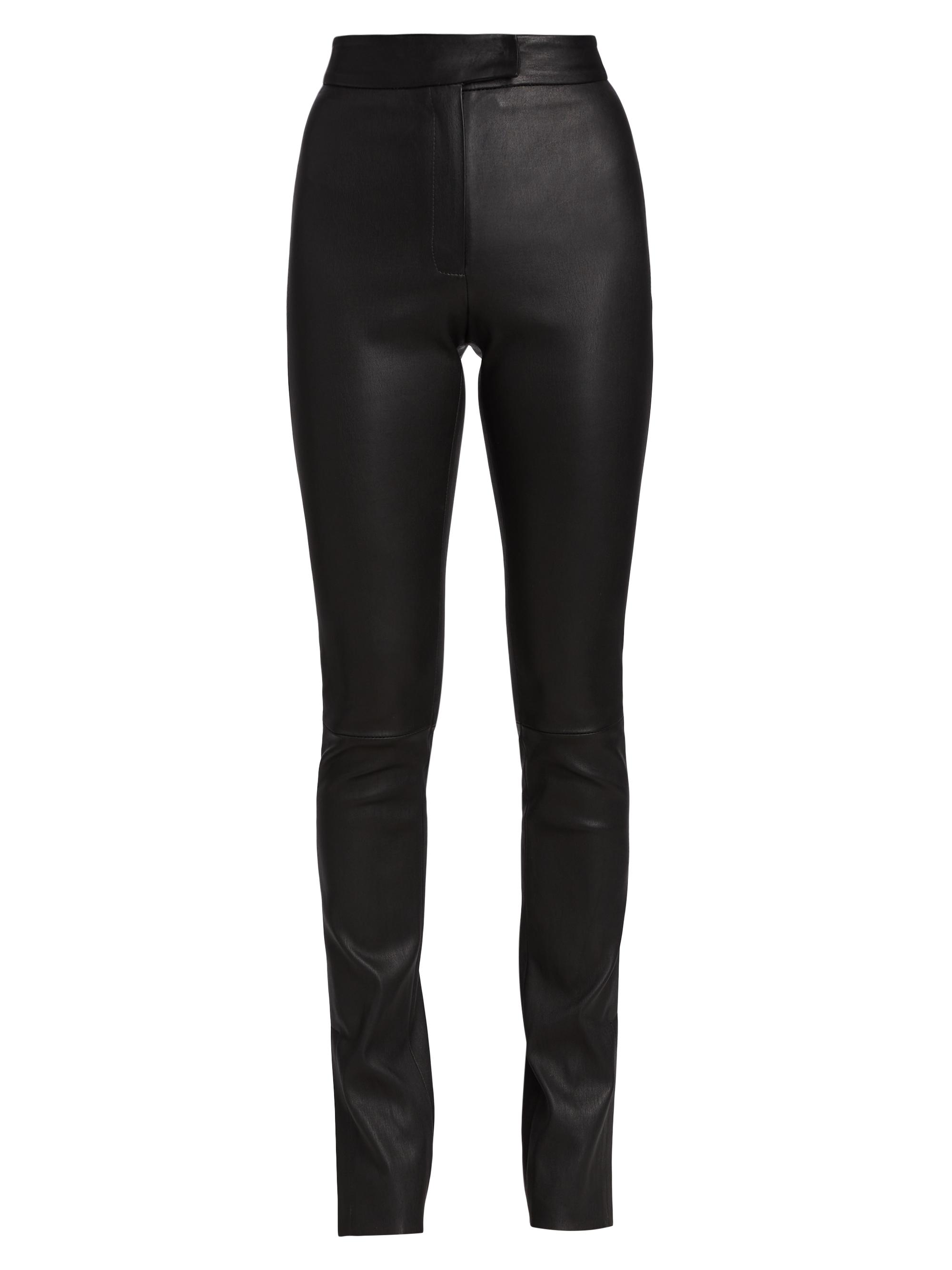 Lamarque Women's Dawn Skinny Leather Pants - Black