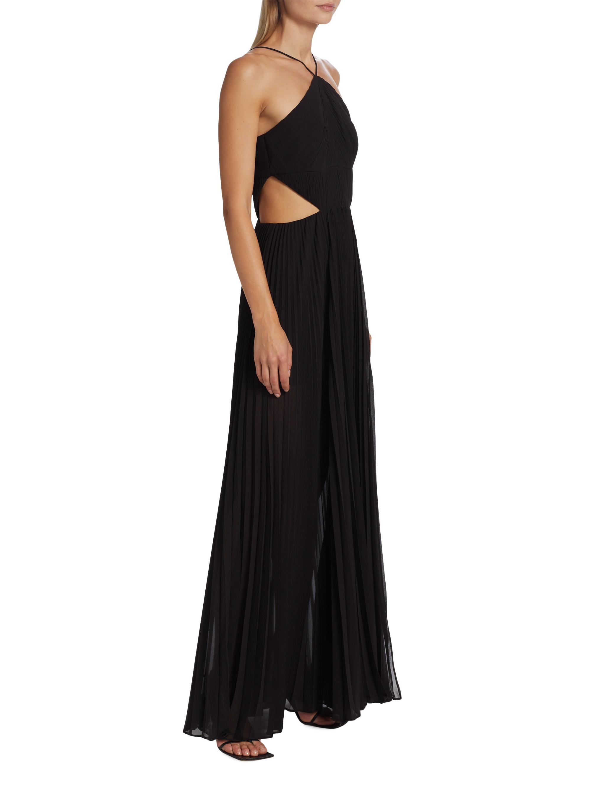 Amur Janet Halterneck Cut Out Gown | Saks Fifth Avenue