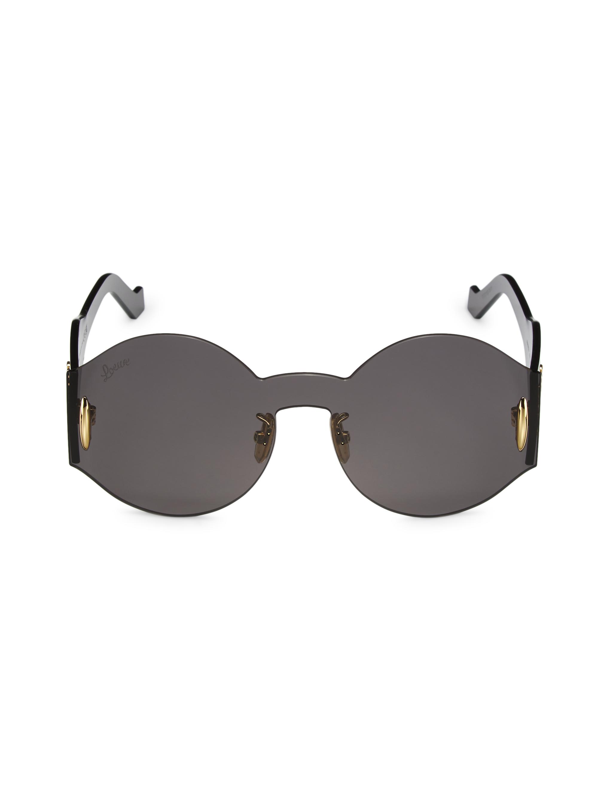 LOEWE Women's 59MM Round Mask Sunglasses - Black