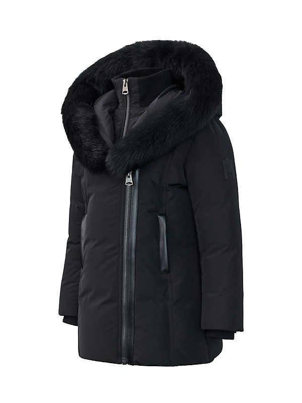Shop Mackage Little Girl's & Girl's Leelee Long Down Parka Shop Mackage Little Girl's & Girl's Leelee Long Down Parka