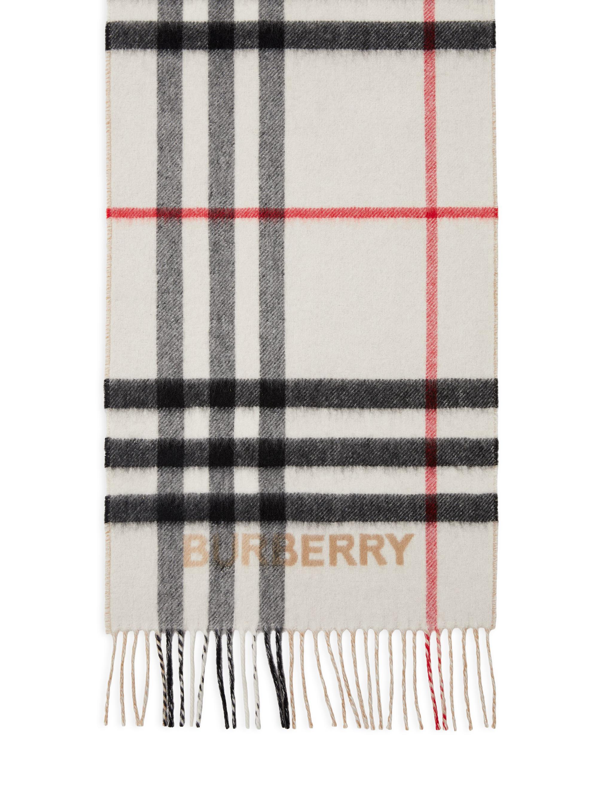 Burberry Classic Giant Check Cashmere Scarf | Saks Fifth Avenue