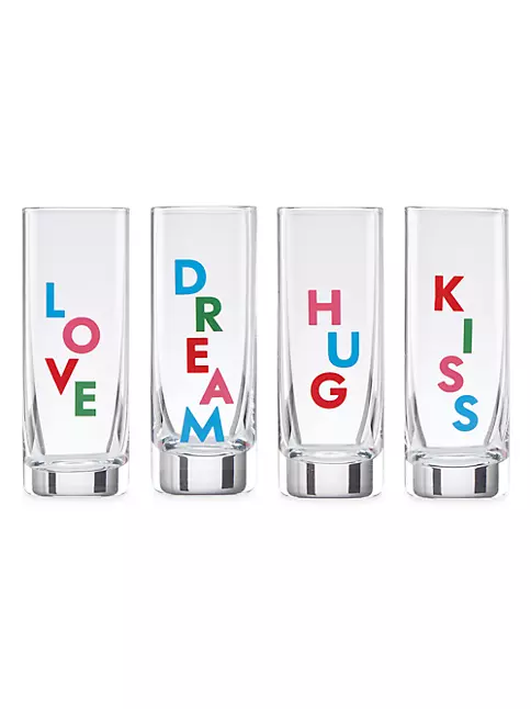 Kate Spade juice glasses - set of 8 - new in 2 boxes