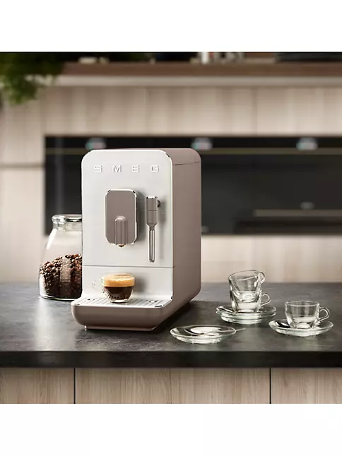 Smeg Fully Automatic Coffee Machine with Steamer - Taupe