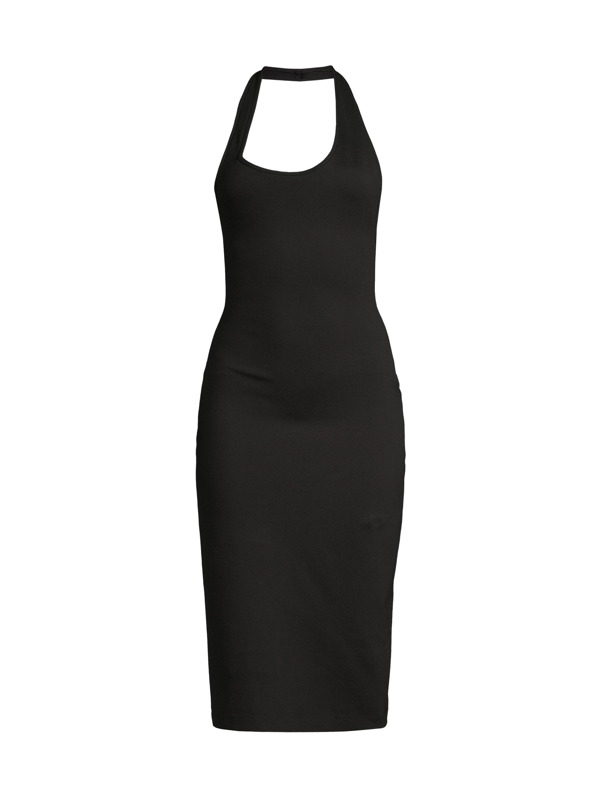 Victor Glemaud Women's Halterneck Midi-Dress - Black