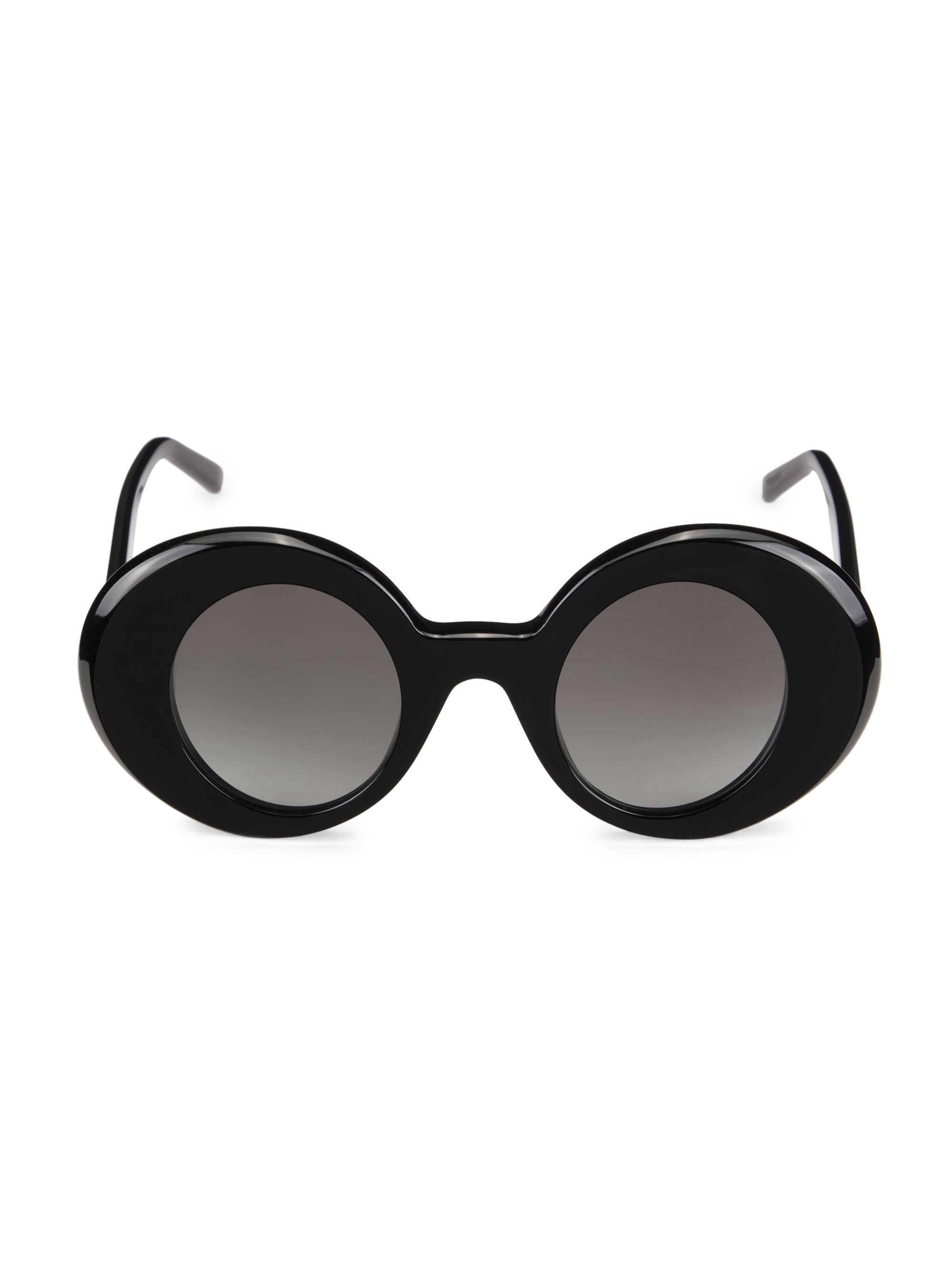 LOEWE Women's 44MM Round Sunglasses - Havana