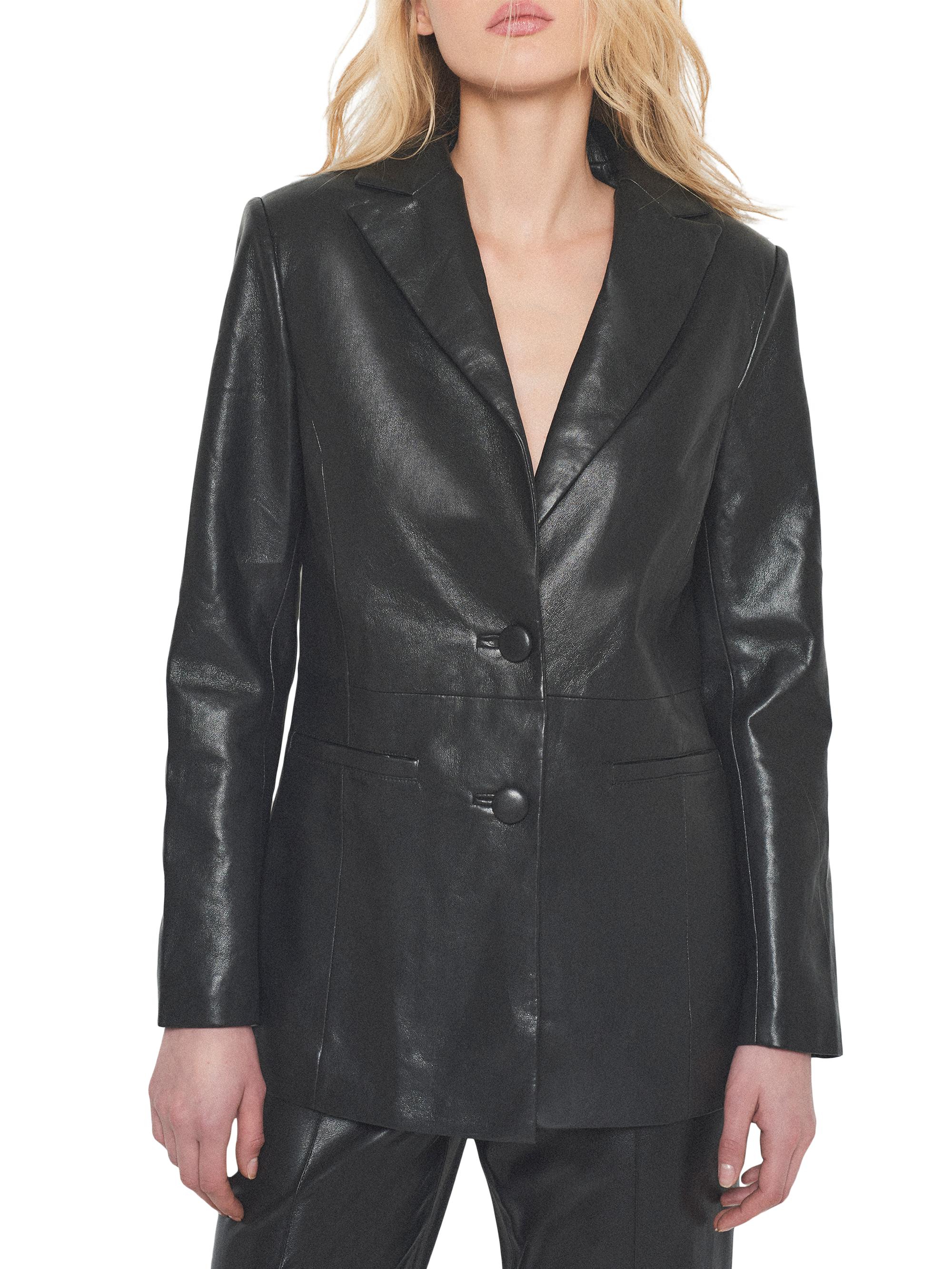 AS by DF Women's Jordan Recycled Leather Blazer - Black